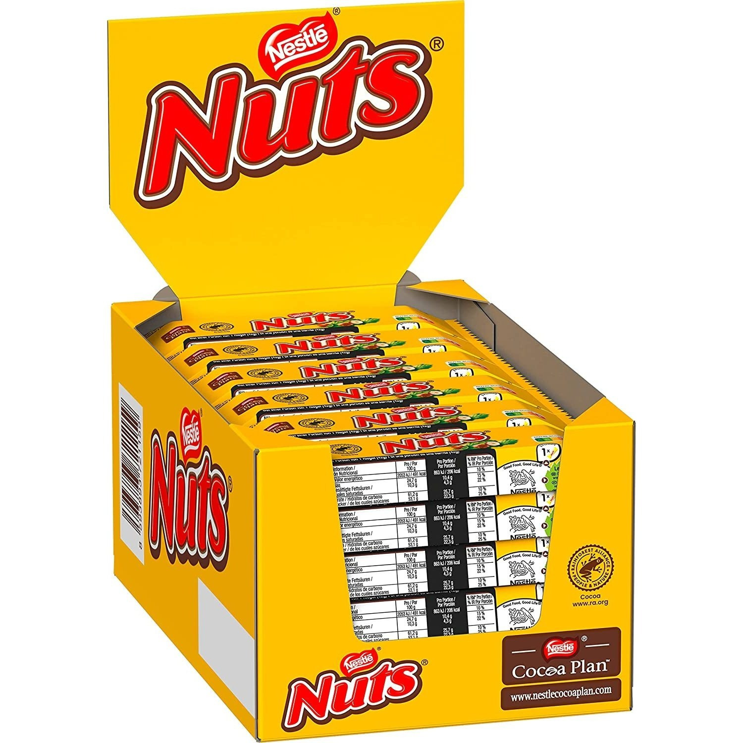 E-shop Nuts Schokoriegel 24er Pack