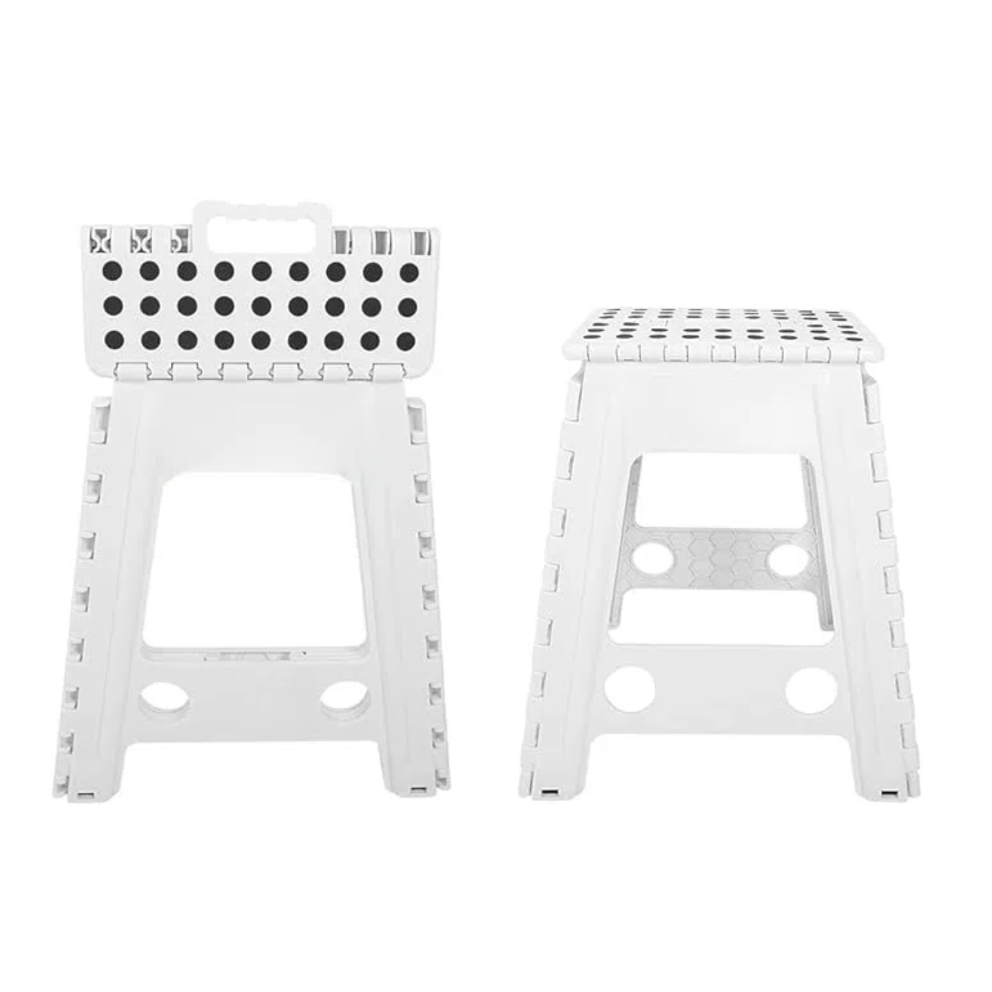 TEMU Taburete Plegable con Escalón – 32 cm , Soporta 120 kg, Ideal para Cocina, Baño, Dormitorio o