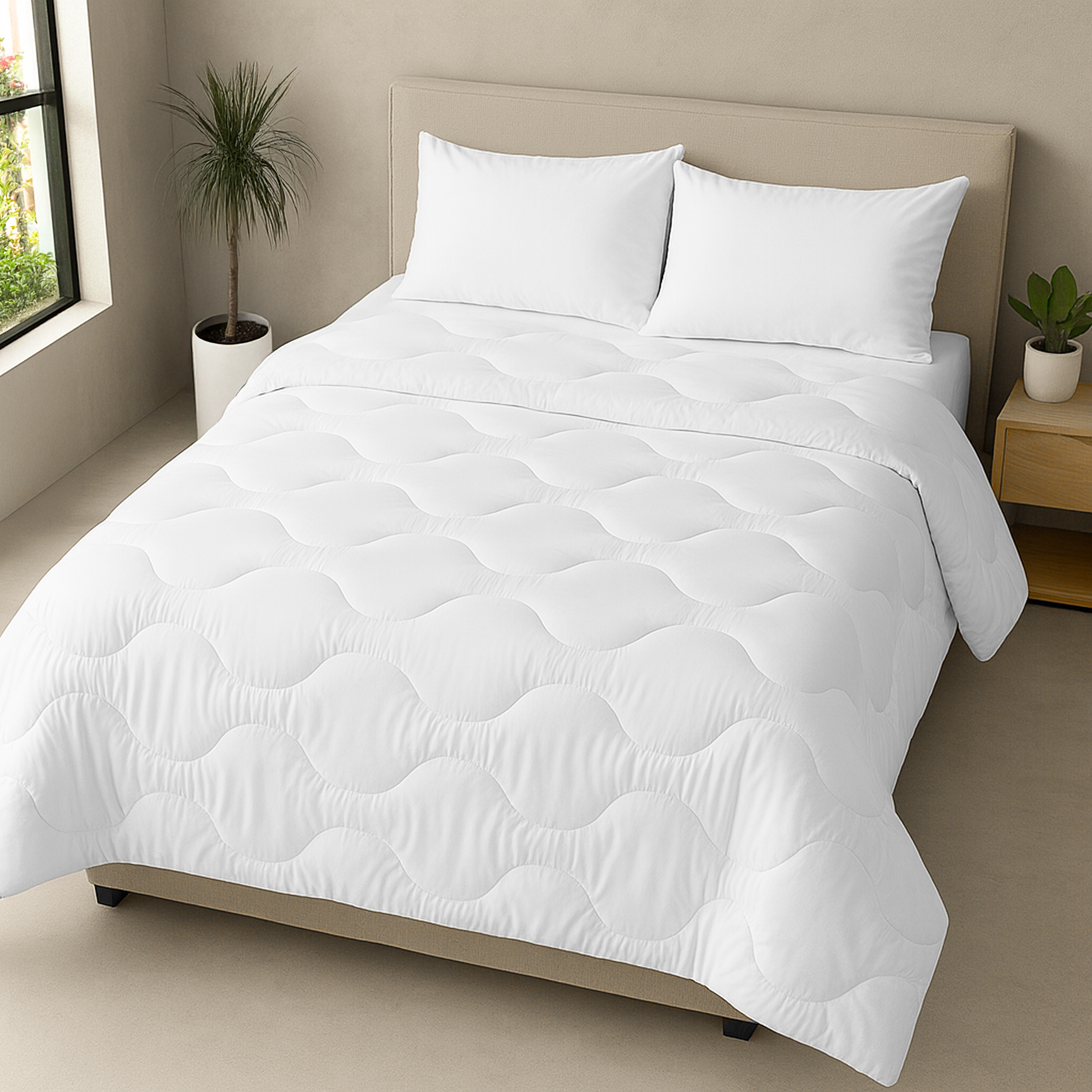 E-shop Leichte Sommerdecke – Weiche & flauschige Steppbettdecke für Allergiker, waschbar bei 60 °C || 135x200 || 155x220 || 200x200 || 220x200 ||