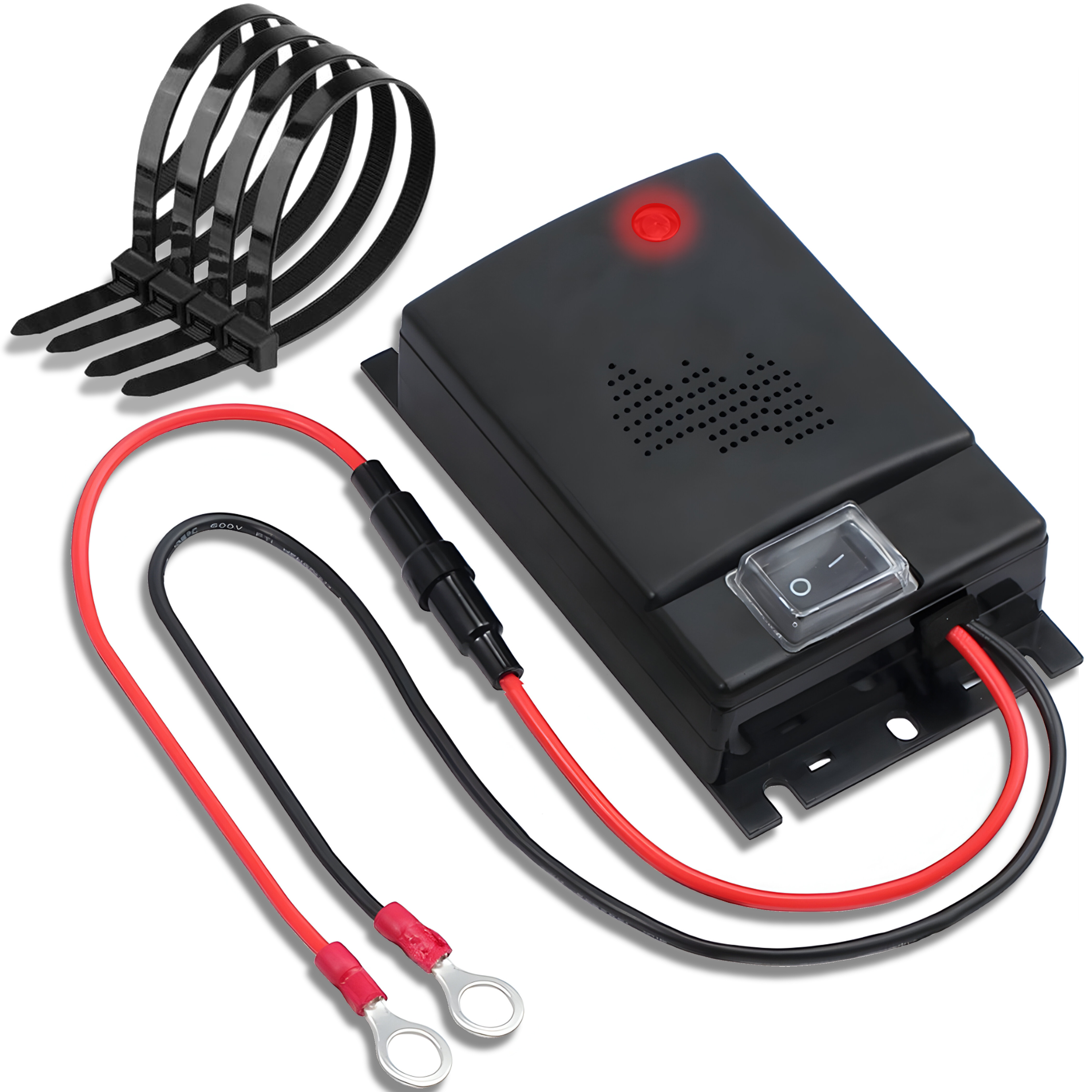 Image of Powerful Car Animal Repeller For Rodents, Mole, Mice, And Rats 12-45khz