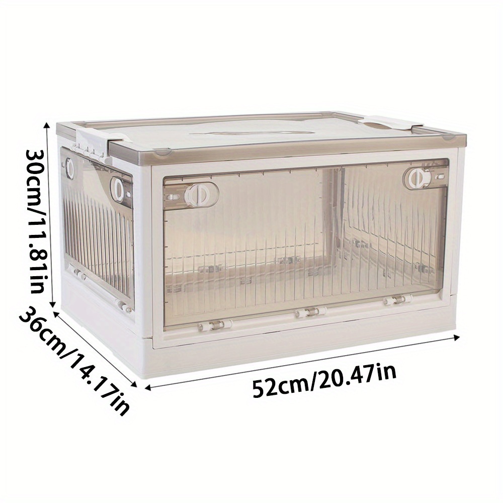 Clear Large Side Door Open Clothes Closet Organizer