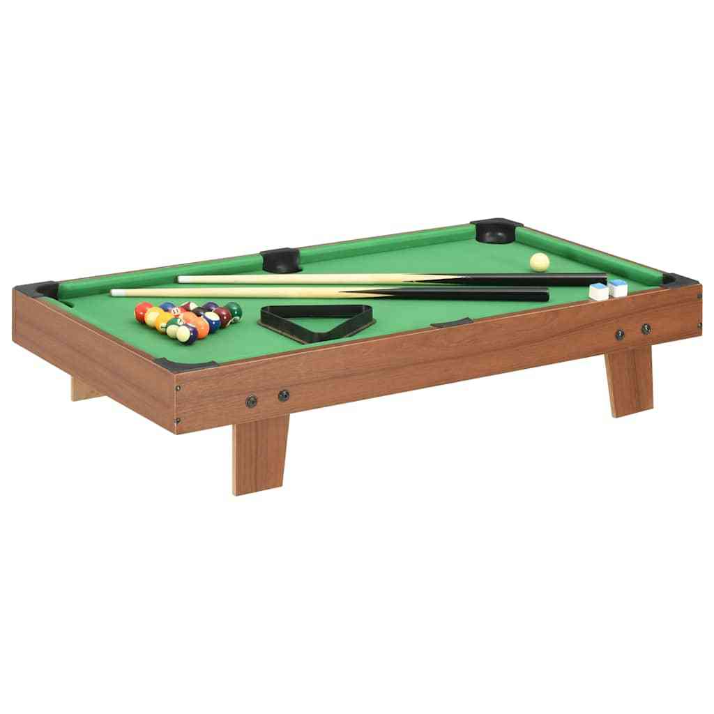 Image of Vidaxl Mini Billiard Table - Portable Snooker Table For Compact Play, Compact Billiard Tables, Mini Pool Table, Snooker Game Table