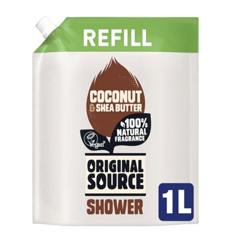 Original Source Shower Gel 500ml + 1000ml Refill