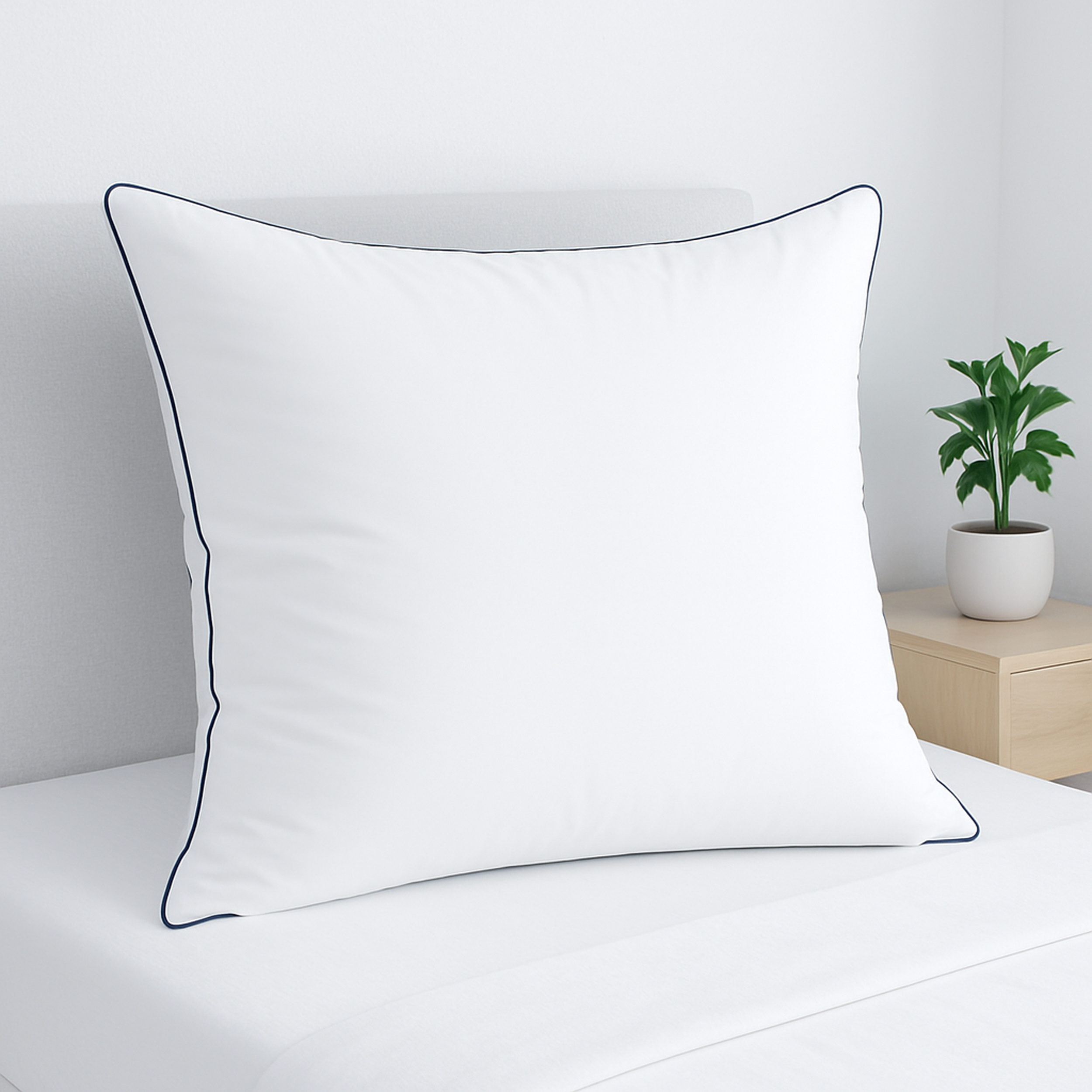 TEMU Kopfkissen in Hotelqualität (in 40x80 oder 80x80) - Einzeln oder im 2er Set Schlafkissen flauschig, gut gefüllte Schlafkissen für Allergiker