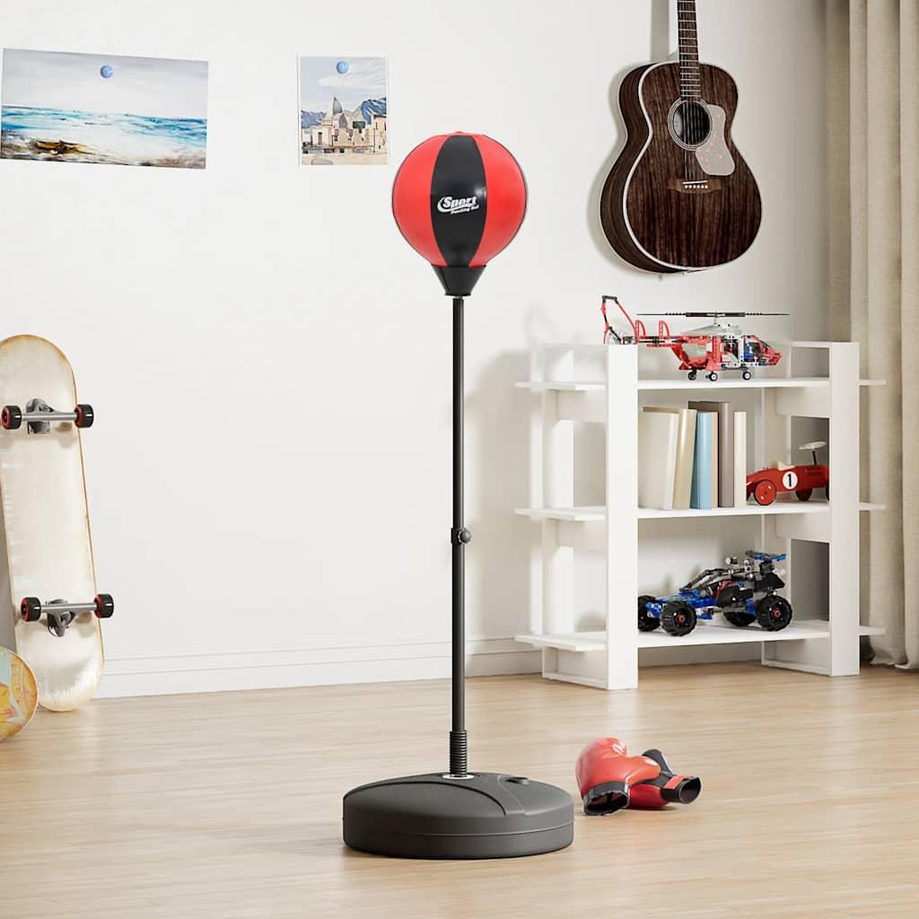 Image of Vidaxl Punching Bag With Stand, Gloves, And Pump, Adjustable Height Boxing Ball For Garage, Basement, Gym, Punching Bag, Boxing Ball