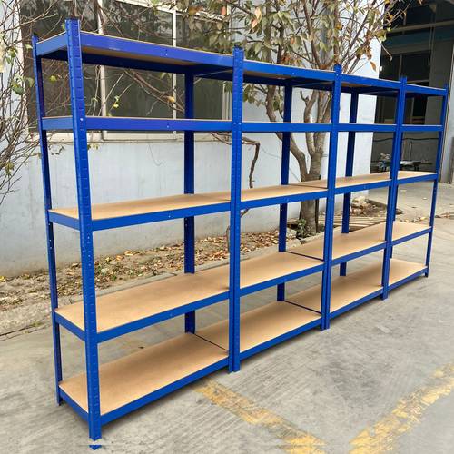 new style heavy duty garage shelving unit adjustable shelf unit racking with 5 mdf shelves ideal for garage shed warehouse storage 190kg udl per shelf 680 270 1450 mm storage racking shelves for garage warehouse shed kitchen