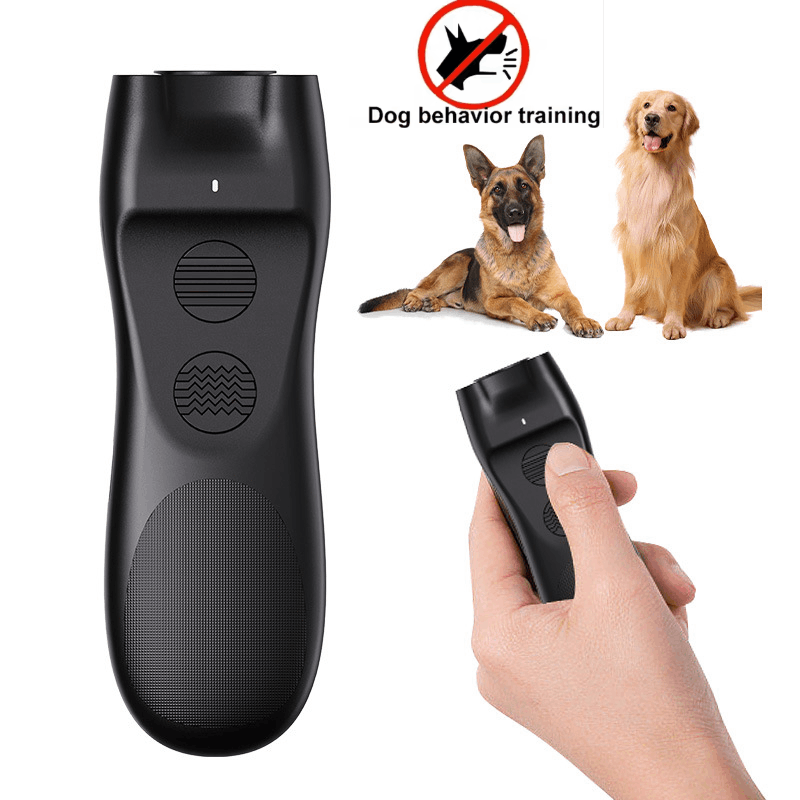 ultrasonic anti barking device rechargeable effective portable dog trainer up to 15m range indoor outdoor dog training device safe  