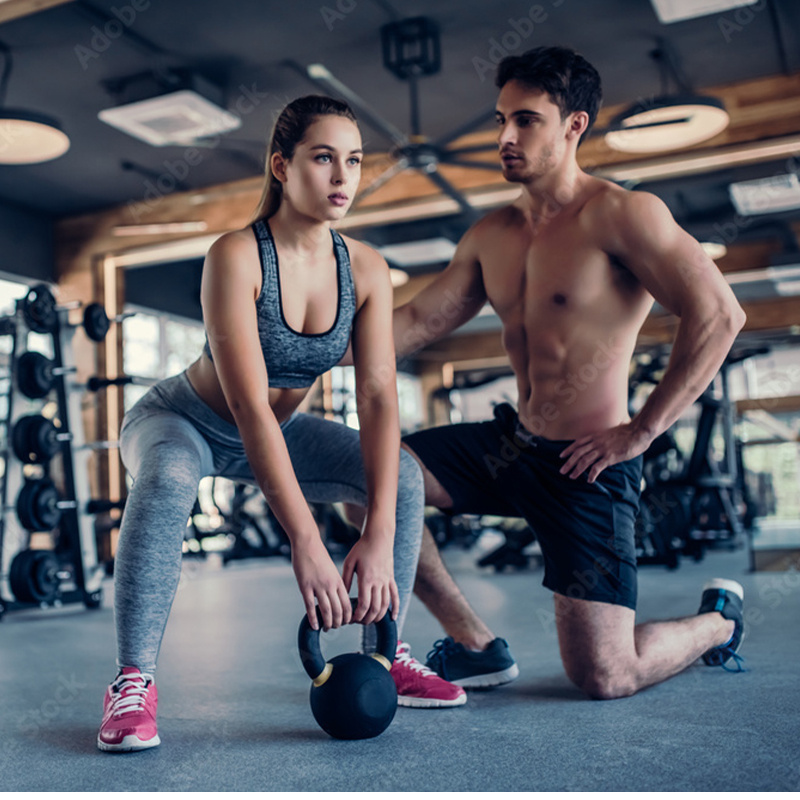 Cast Iron Kettlebell Set - Single 4pcs (4+6+8+10kg)