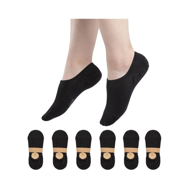 Røder 6 Pairs Of Premium Invisible Toe Separators In Shoes With Anti-slip Diamond Systemsocks For Women And Men Sneakers