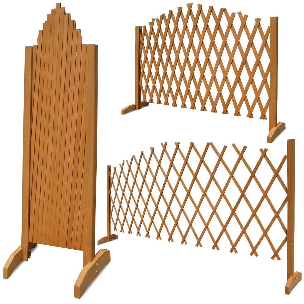E-shop Rankgitter Gartenzaun bis 200 cm ausziehbar faltbar verstellbar Garten Balkon Spalier Rankhilfe Pflanzengitter