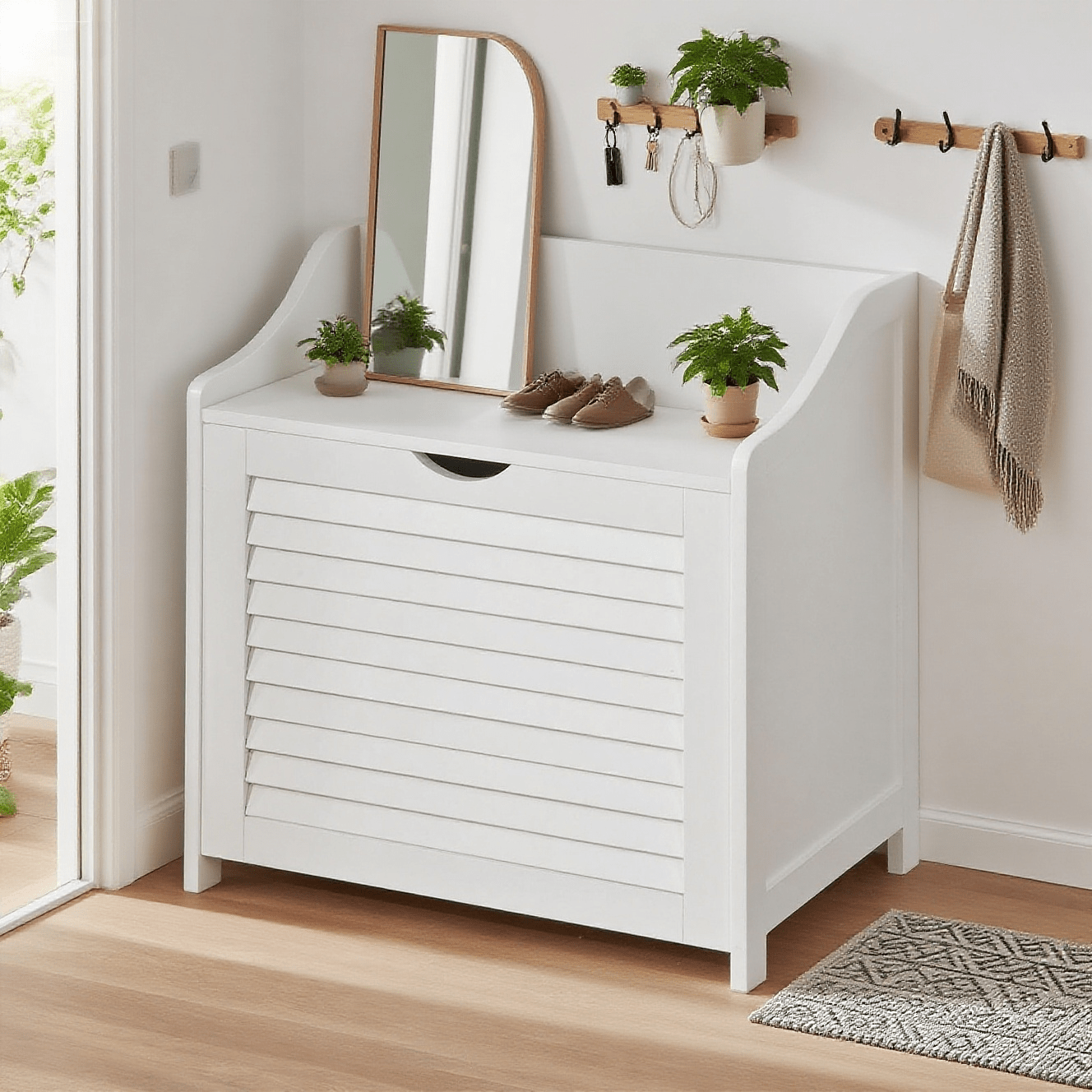 Image of Sobuy Laundry Basket Fsr40-w