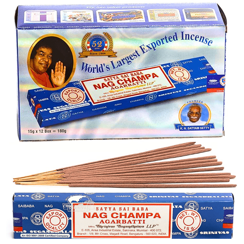 TEMU 12 Pack Nag Incense Sticks For Meditation, Yoga, Relaxation, , Nag Fragrance , 12 Packs (15g Each), . 144 Incense Sticks