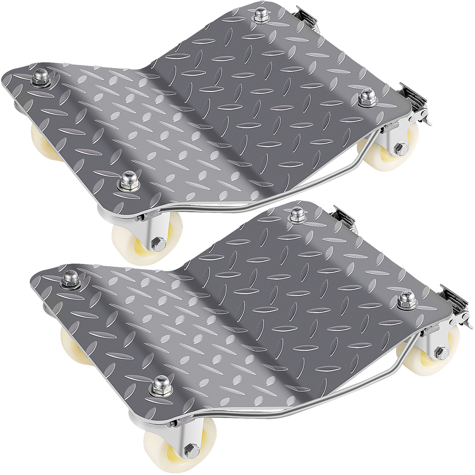 TEMU Vevor 2pcs Tire Wheel Dollies, 1500lbs/680kg Tire Skates Wheel Car Van Positioning Dolly Trolley Ball Bearings Recovery Jack Auto Repair Moving