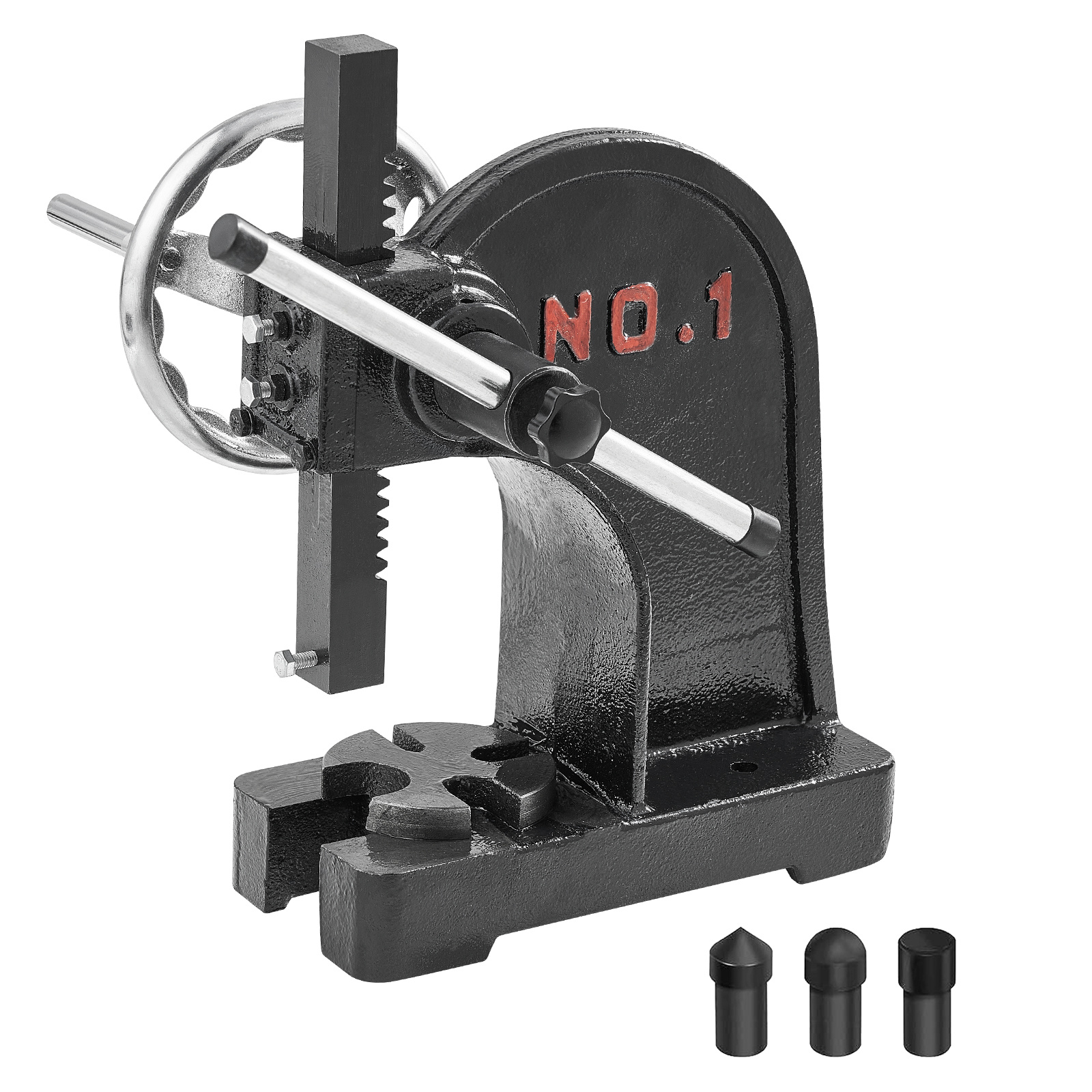 Image of Vevor Press 1 Ton Rivet Press Machine With Handwheel Cast Iron Assembly
