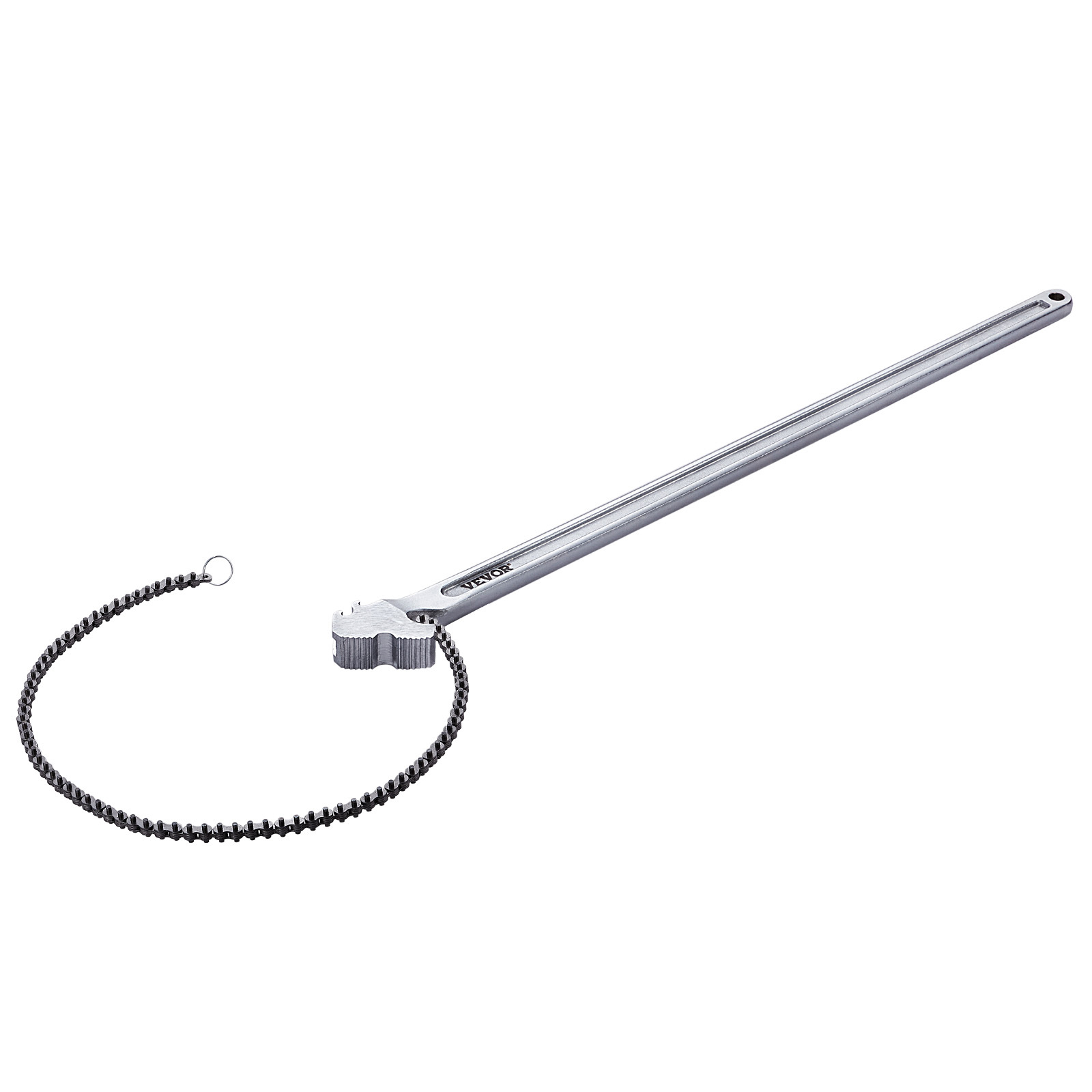Vevor Chain Wrench 48 Inch Chain Pipe Wrench 13.4 Inch Dia Capacity Reversible