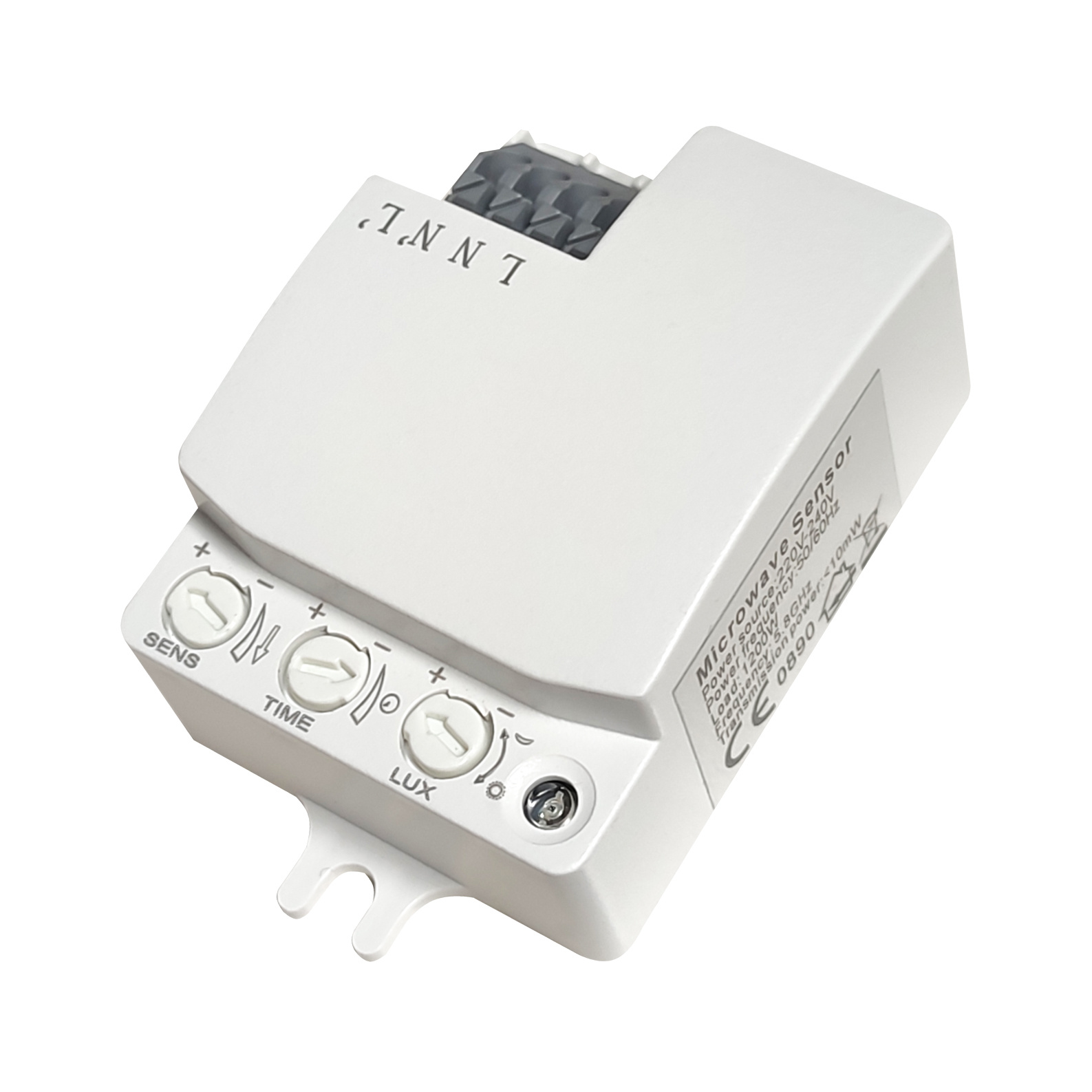 TEMU LED ATOMANT Detector De Movimiento Por Radar HF 5.8 GHz, Con Sensor Regulable, Alcance 10 M, Diseño Invisible, Instalación En El Interior De