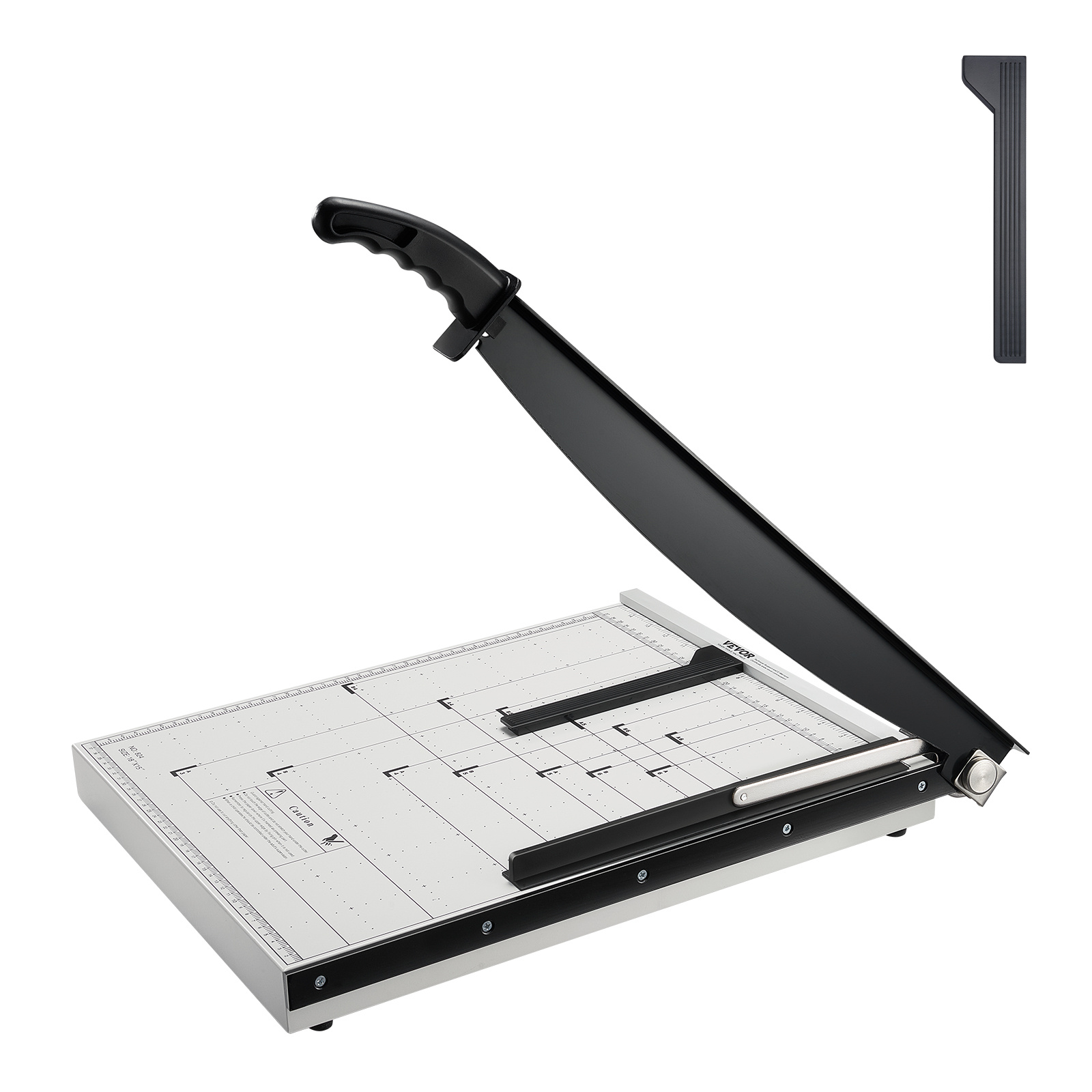   coupe-papier, guillotine de découpe, longueur de coupe 457,2 mm,   de 20 feuilles, guillotine robuste avec barrière de sécurité/verrou de lame pour carton/carton épais, coupe-papier pour bureau à domicile, école