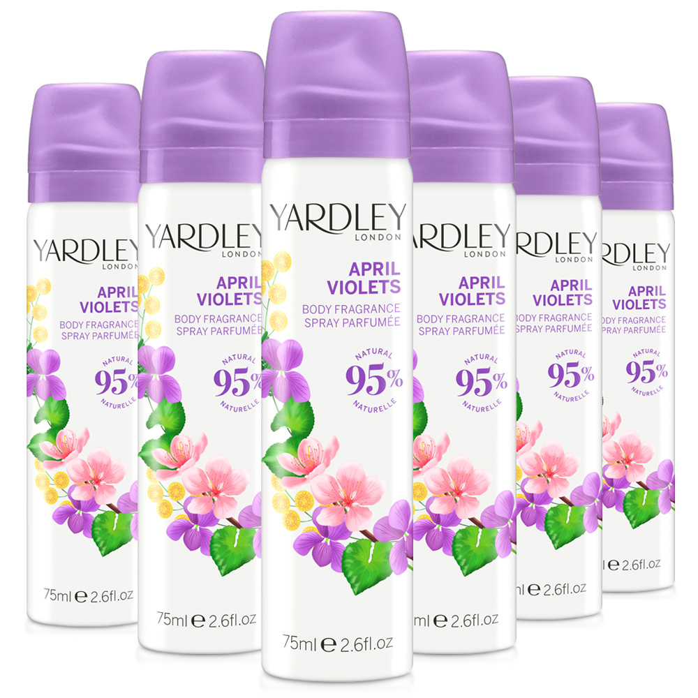 April Violets Perfume by Yardley London 77 ml Body Spray for Women