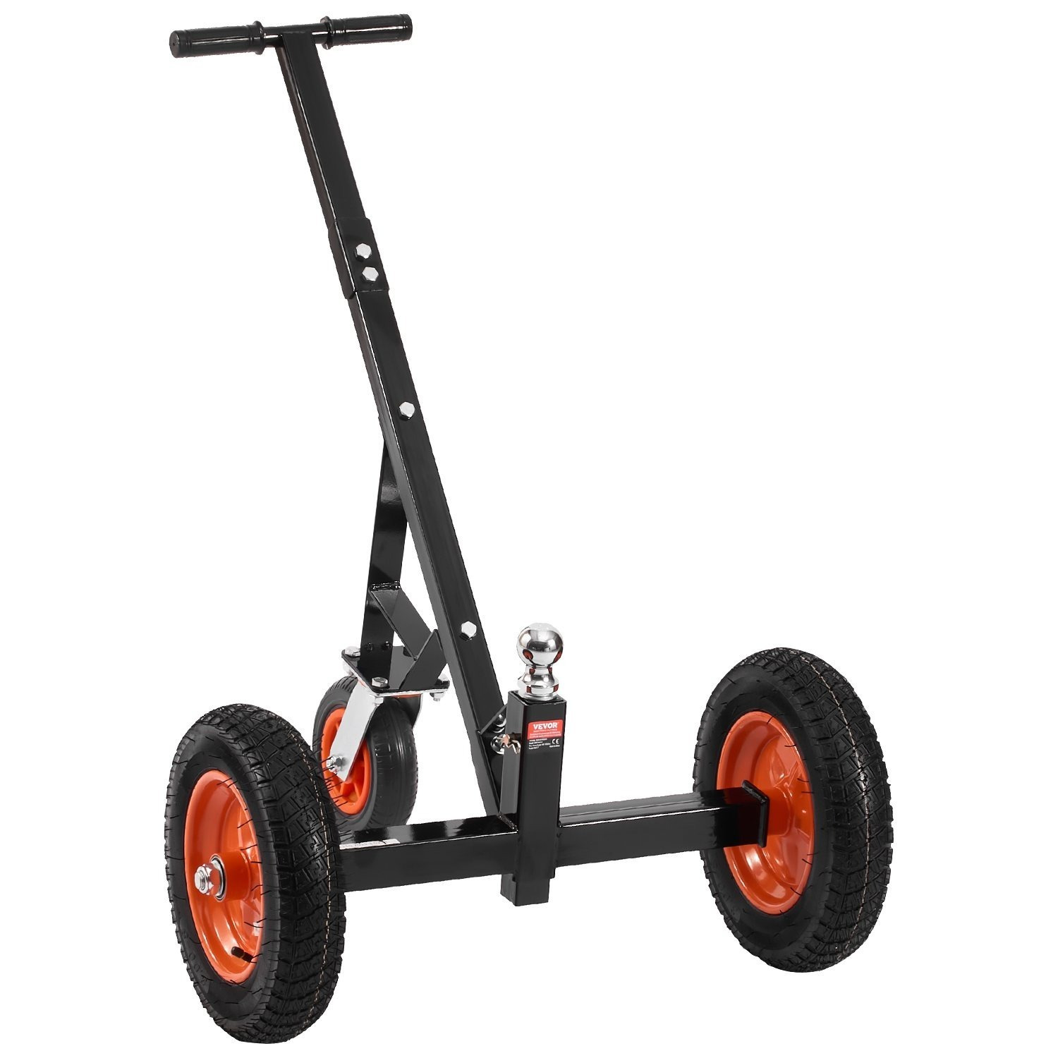 TEMU Vevor 1000lbs Trailer Dolly 16.7 And 22 In Adjustable Height 2 In Ball 14 In Tires