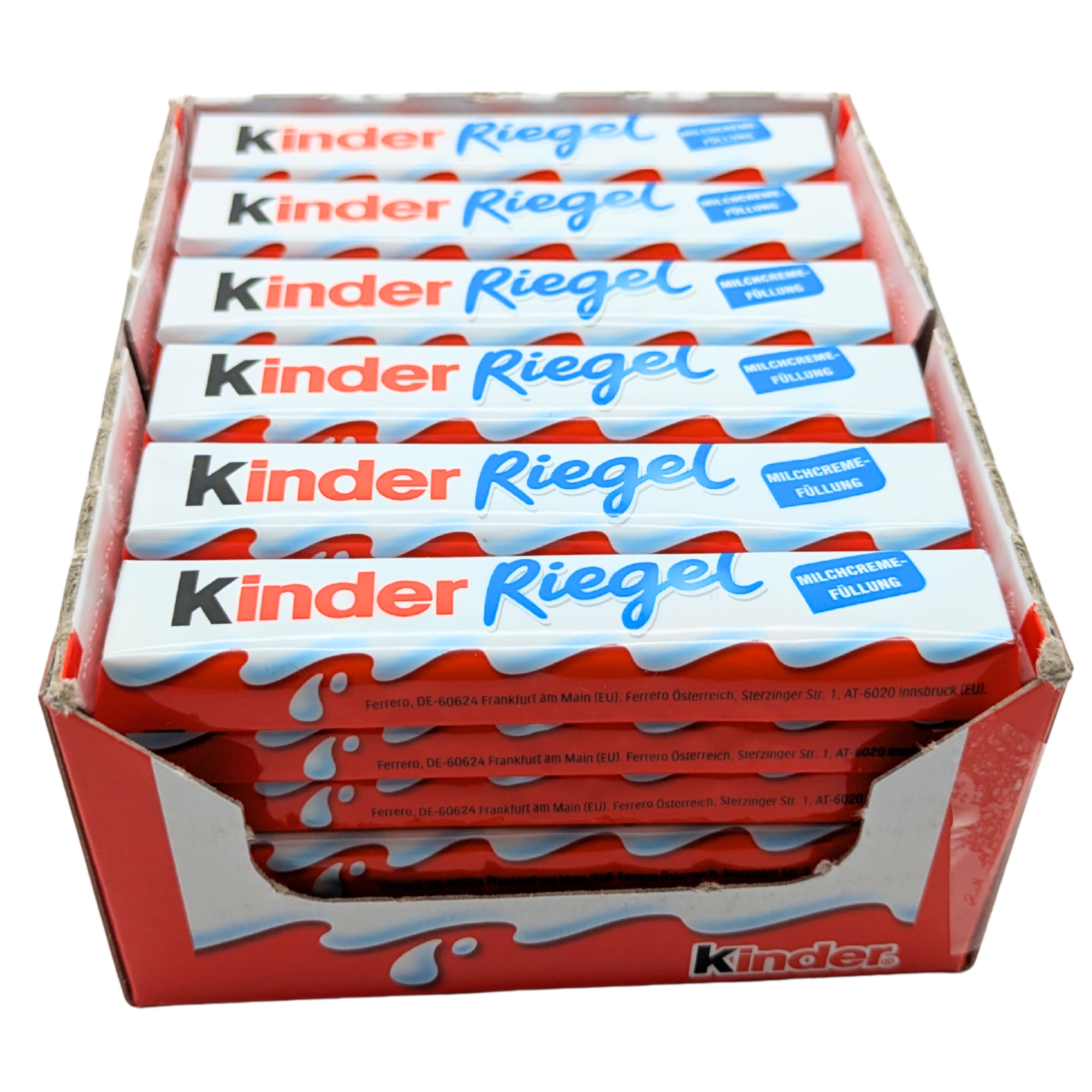 E-shop Ferrero Kinder Riegel Schokoriegel 36x21g | Gesamtinhalt 756g | Karton für Büro Party Kinder