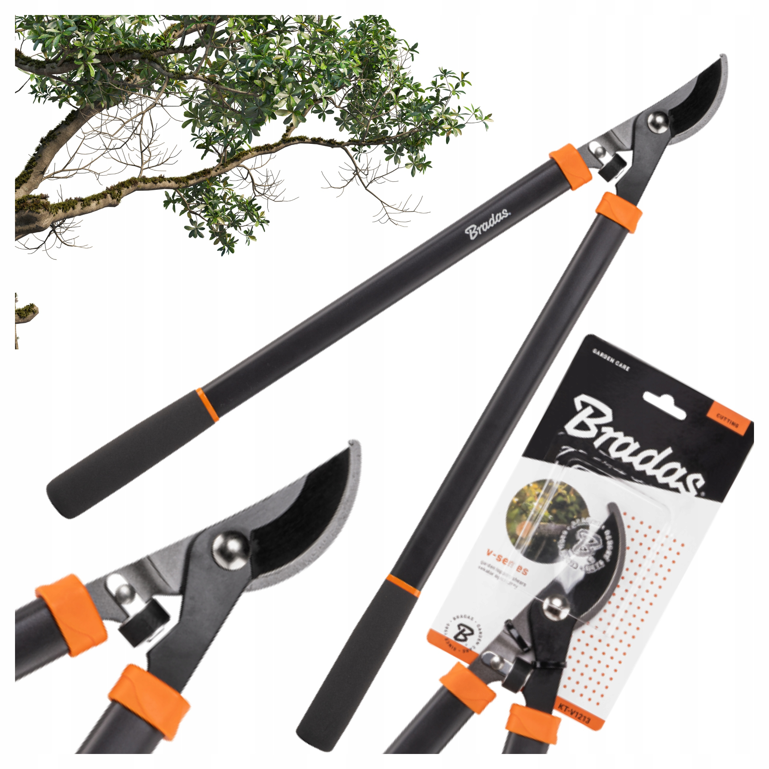 Garden Branch Pruner With Interchangable Sharpsharp Edges Strong Durable Lightweight Ergonomic For Shrubs Trees Garden Precision Cutting Professional Gardening Tool
