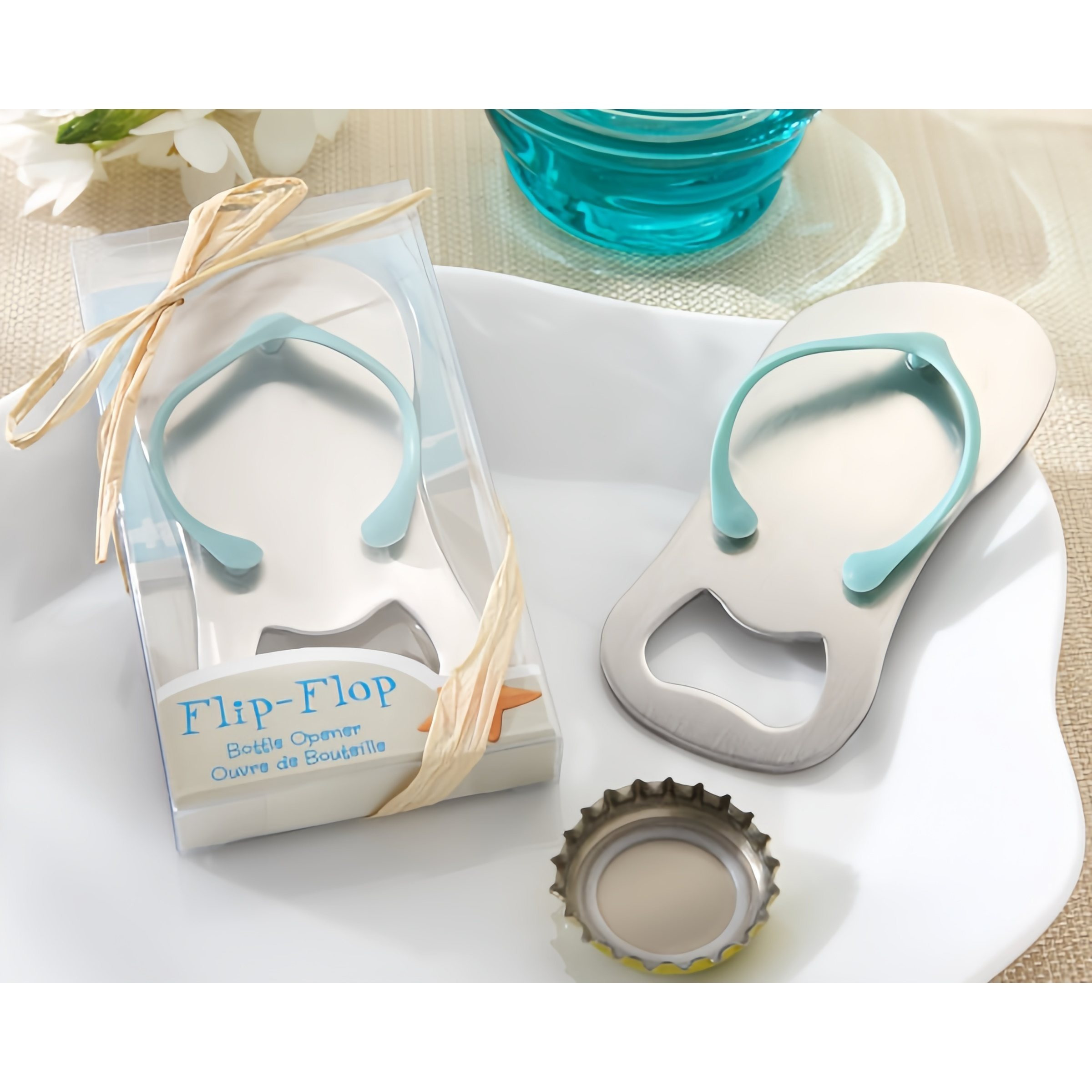 TEMU 24pz Apribottiglie a Forma di Infradito, come Bomboniere per Matrimonio, Compleanni, Anniversari, Feste Estive e Souvenir, Decorazioni Eleganti