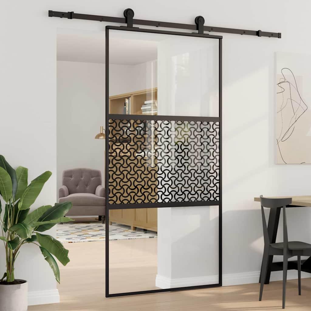 Vidaxl Sliding Door Interior Door Room Divider Space Saver Modern Glass Door Room Room Separator Decorative Divider Entrance To Living Room
