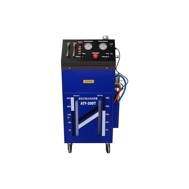 Image of Vevor 12v Auto Transmission Fluid Flush Exchange Machine, Flushing Device Gear Liquid 0-60psi, Oil Exchange Flush Cleaning Gearbox Oil Changer For Gasoline