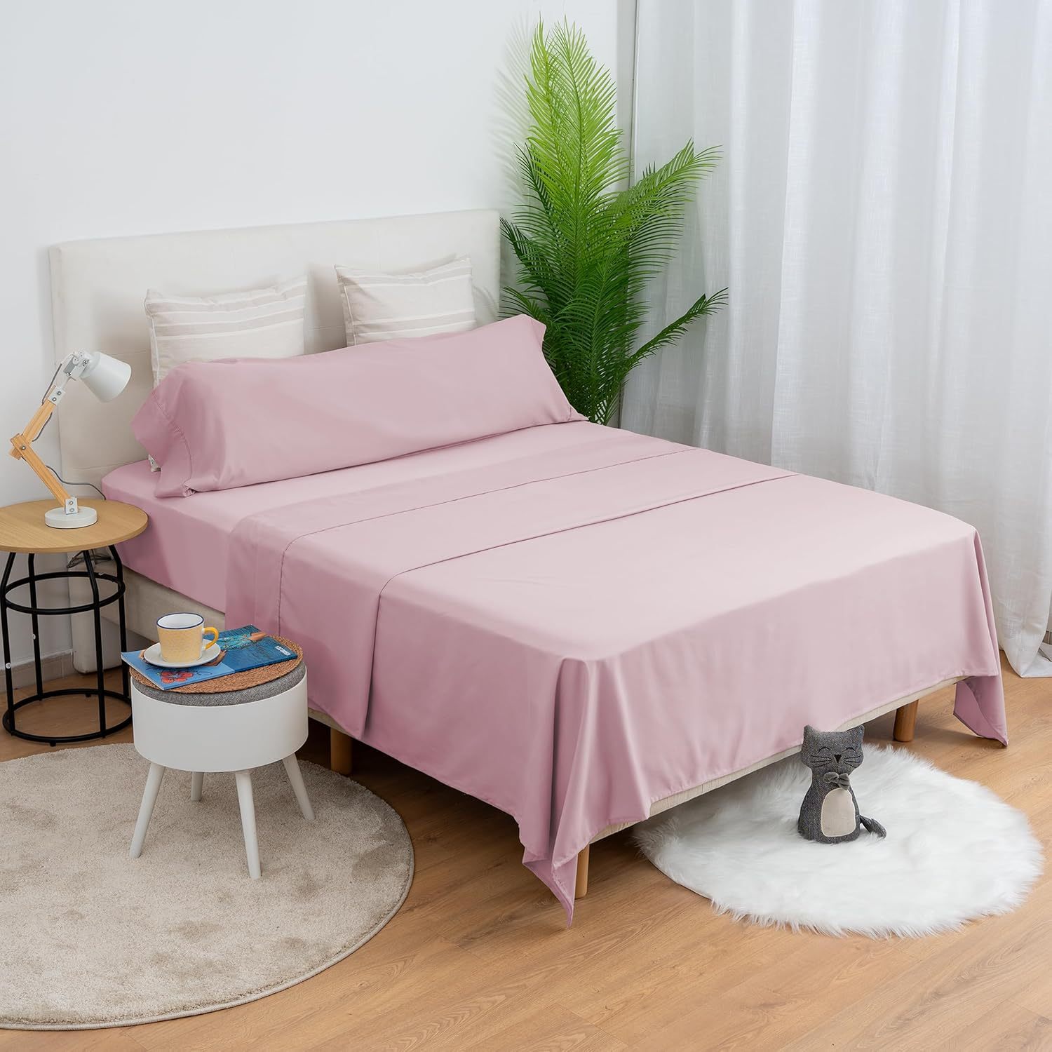 TEMU Juego de cama de , y , adecuado para todas , rosa, azul, rosa, negro, , , adecuado para camas de 90 CM, 105 CM, 135 CM, 150 CM, 180 CM