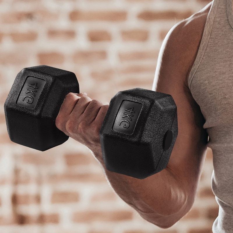 Costoffs Hexagon Dumbbell Set, Space-Saving Design for Home Gym