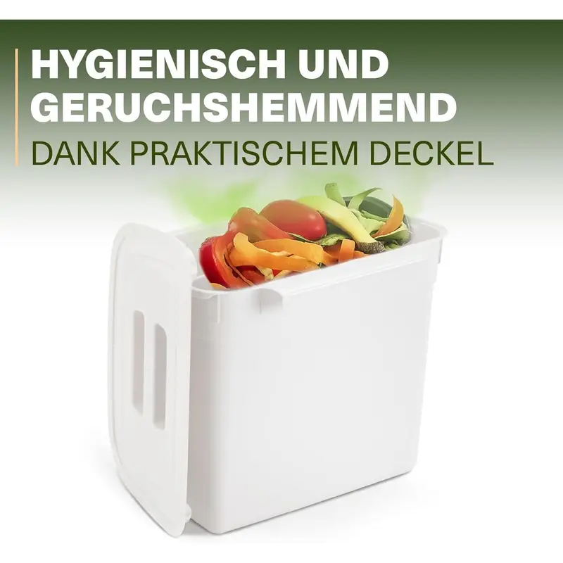 bio mülleimer 7 liter – kompakter küchenabfalleimer