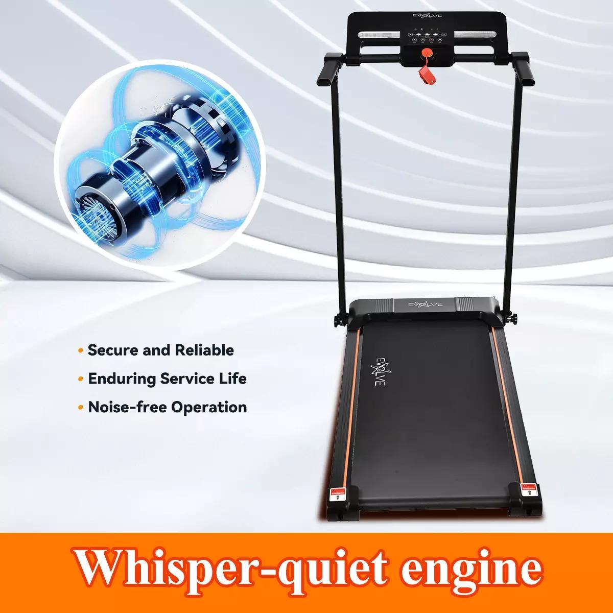 EVOLVE - Electric Treadmill Foldable Motorized Running Machine with ZWIFT Bluetooth connection 2 years warranty