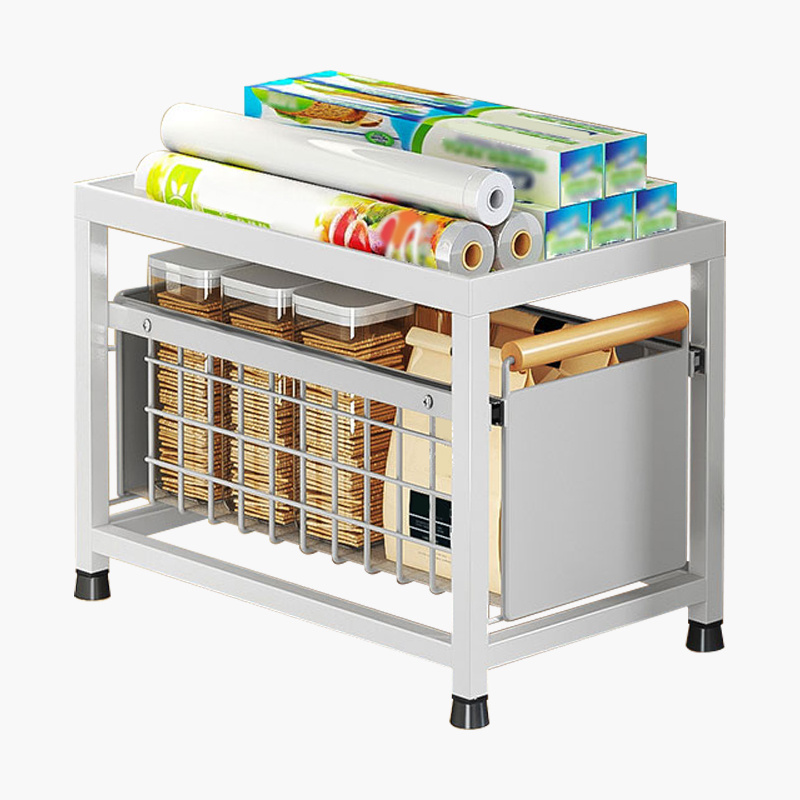 ® Kitchen Organizer, Spice Organizer, Cabinet Organizer With Sliding Drawers, Under Sink, Drawer Organizer For Kitchen, Kitchen Organizer (white, Small)