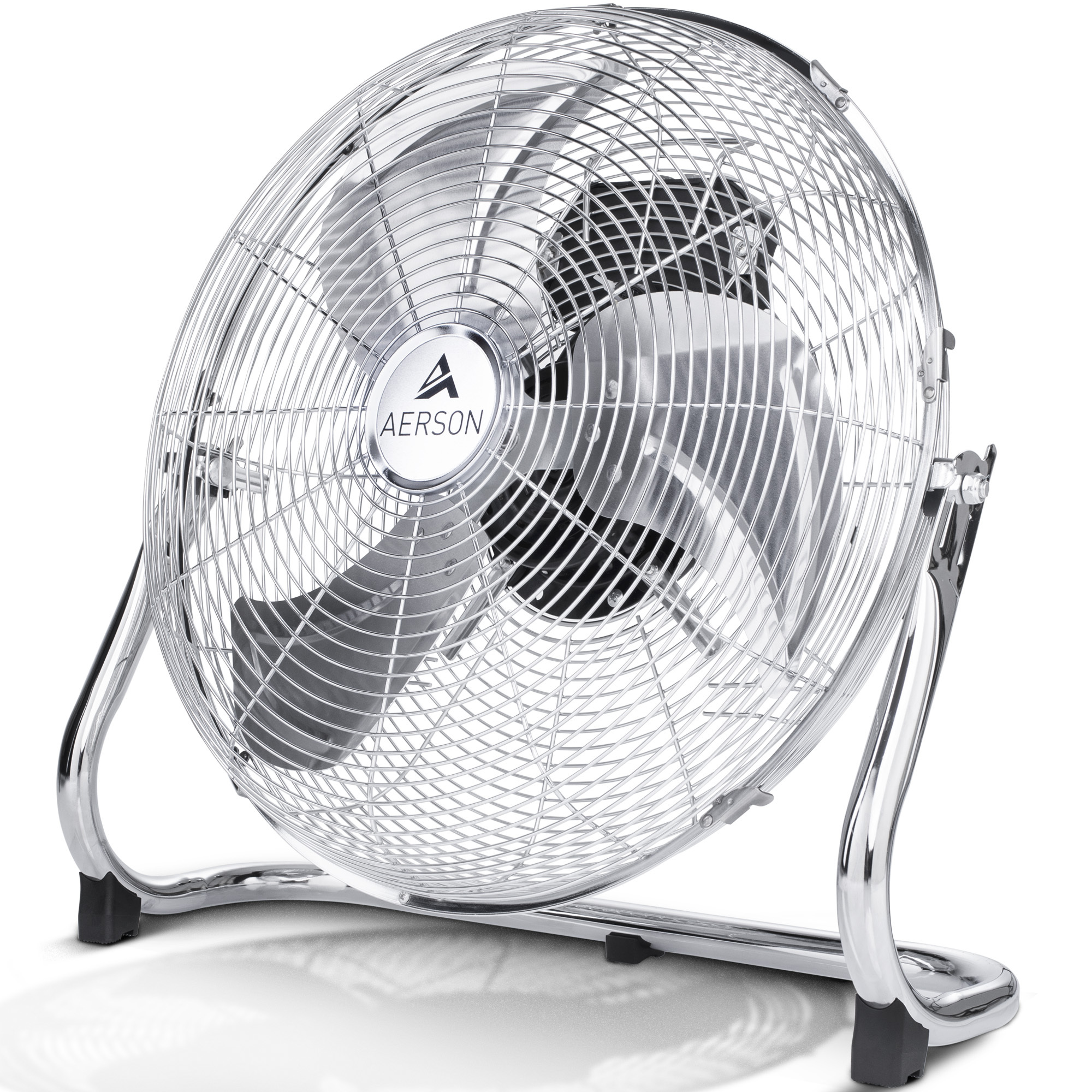 Tresko ® Floor Fan With Settings | Large | Fan For Home, , Workshop, Office Room | High Airflow Stand Fan | Industrial Fan With Sturdy Metal Construction | Tilt Angle Of . 110 Degrees
