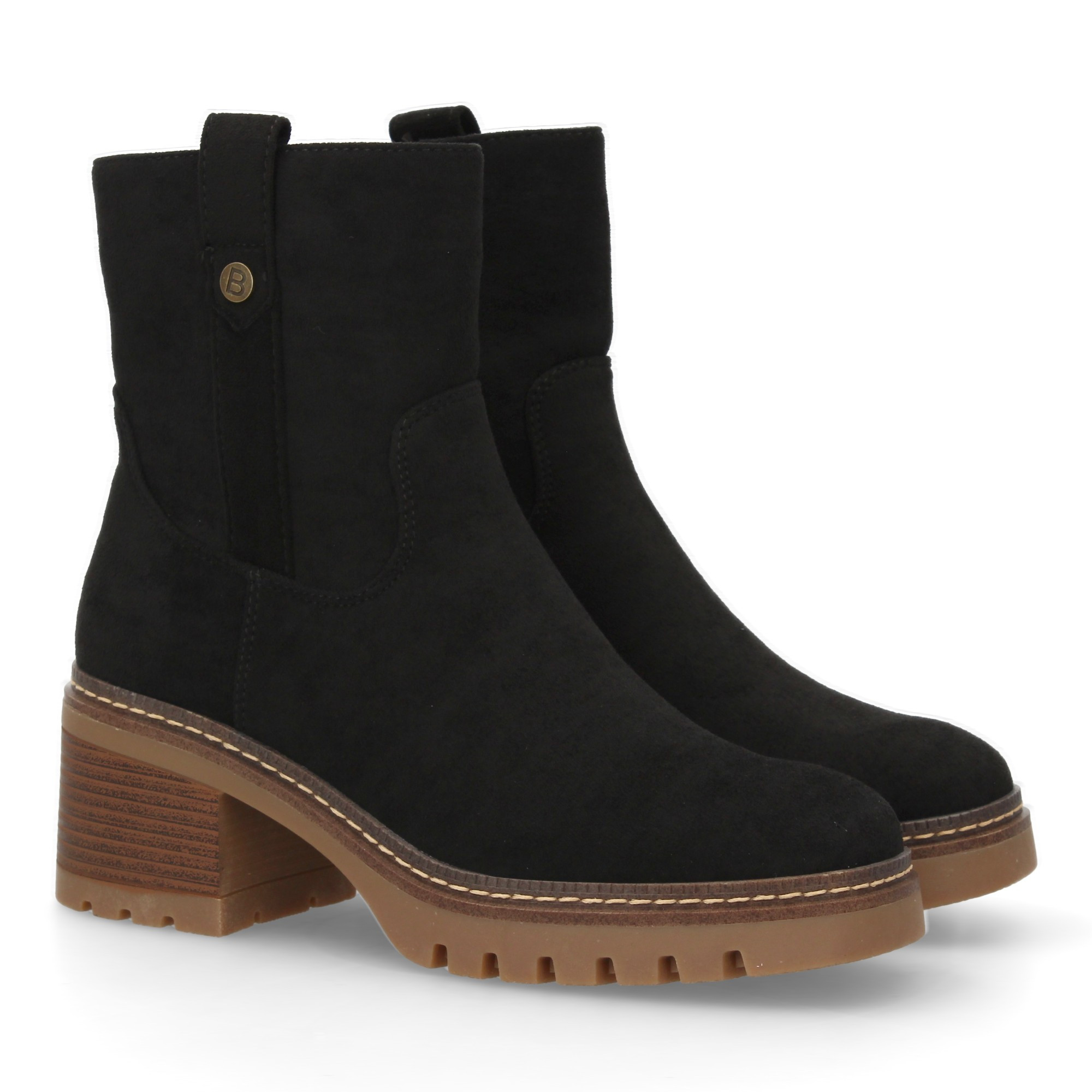 Women's Boots With Modern And Elegant Design, Perfect For Any Occasion. Studded Sole, Stitching Details, Double Pull Tab. Ideal For Autumn Winter.