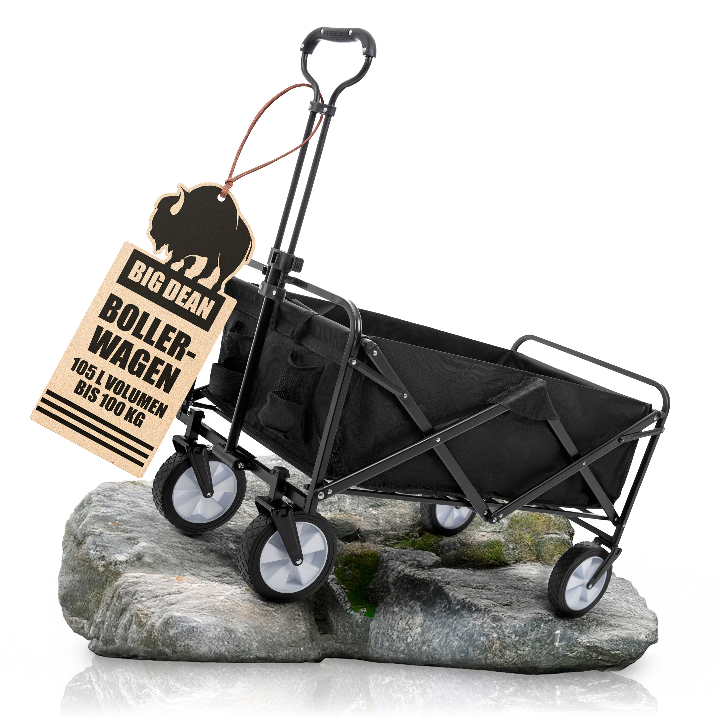 Image of Folding Trolley 100kg Loadable 105l Trolley From Bigdean