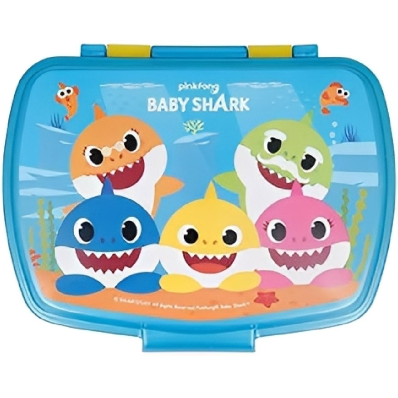 Baby Shark - Kids' Lunch Box, Snack Container, Sandwich Box - Sharks