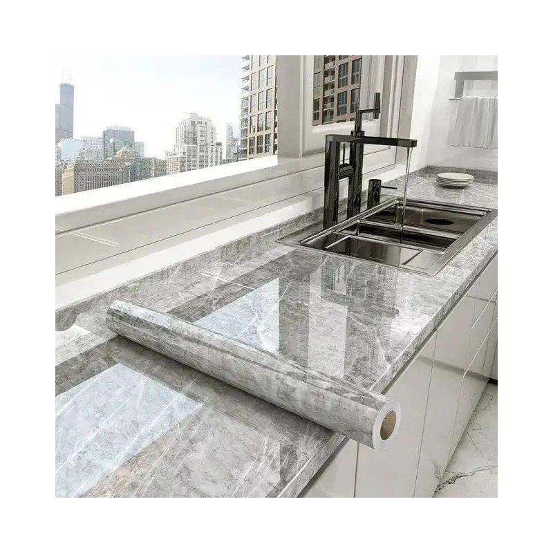 Self-adhesive Furniture Foil For Marble Countertop 300 Cm X 60 Cm