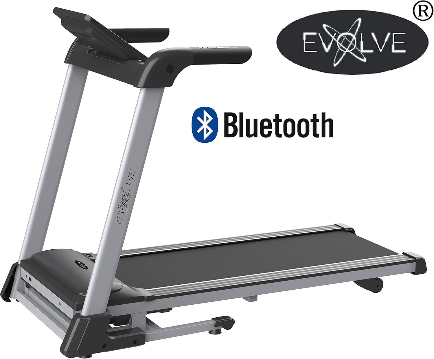 Electric Motorised Auto Incline Treadmill Running Machine Automatic Adjustable Incline Foldable Exercise Machine with Bluetooth, Fitness App