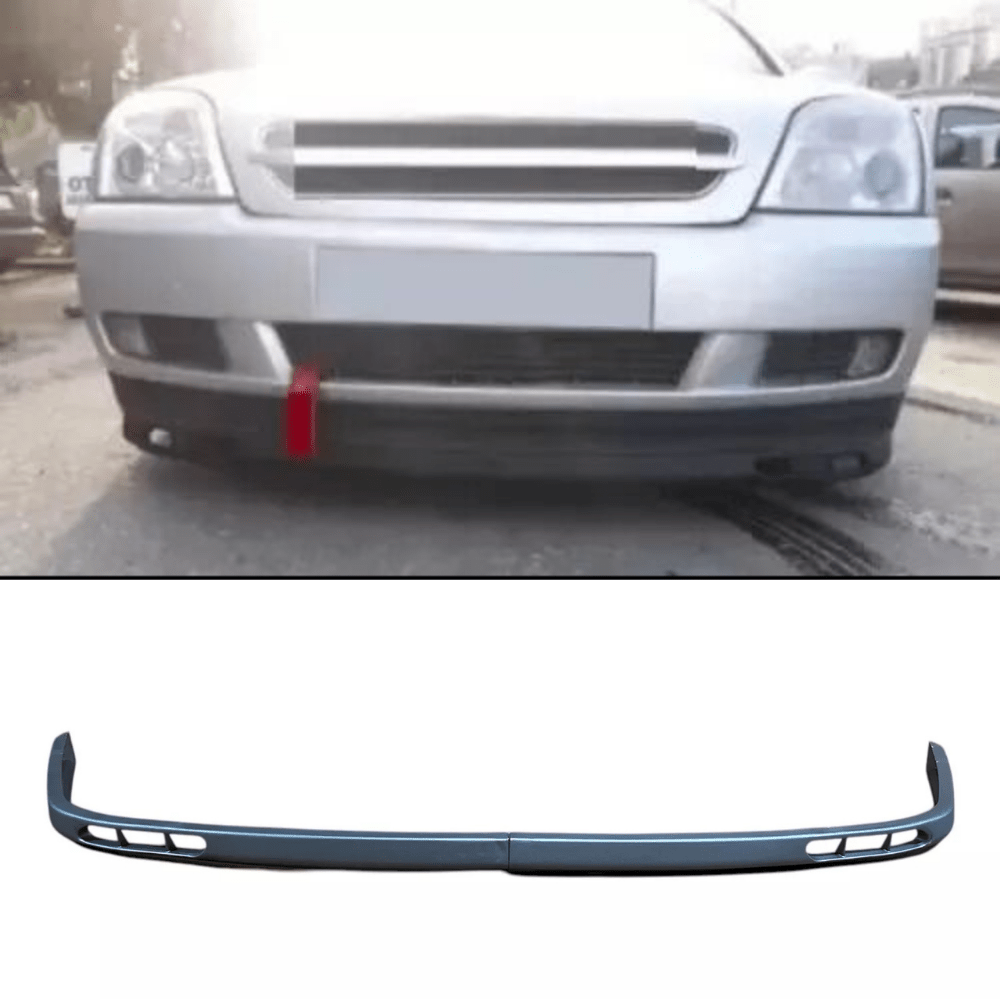 Image of For Vectra C Type Front Bumper Splitter Lip 2p Matte Black Autovision