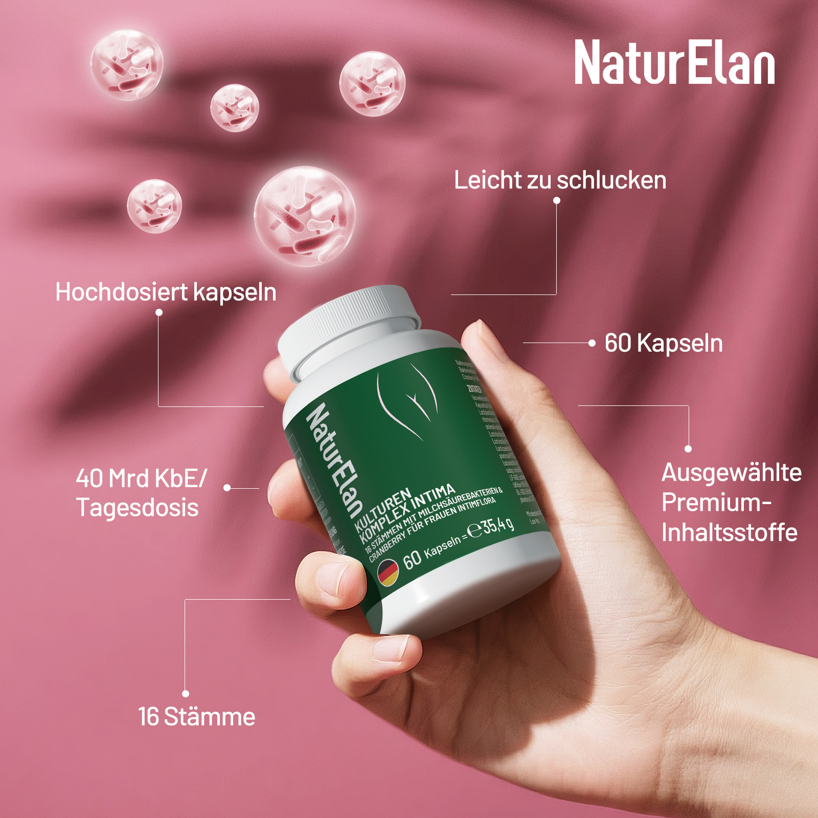 für frauen - ph-gleichgewicht, vaginale flora, hefebalance & geruchsregulation. täglicher intimpflege mit allergenfreier  : fachlicher  , hochwertige inhaltsstoffe, tägliche wohlbefinden Produktdetails 3