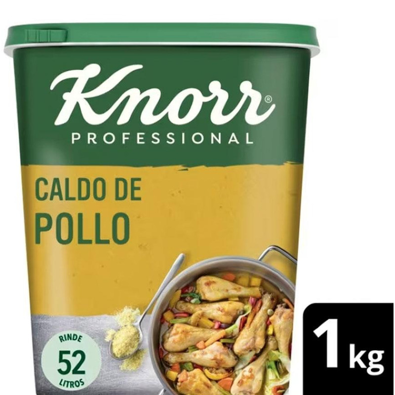 Knorr Dehydrated Chicken Broth Large Format 1kg - Professional Use