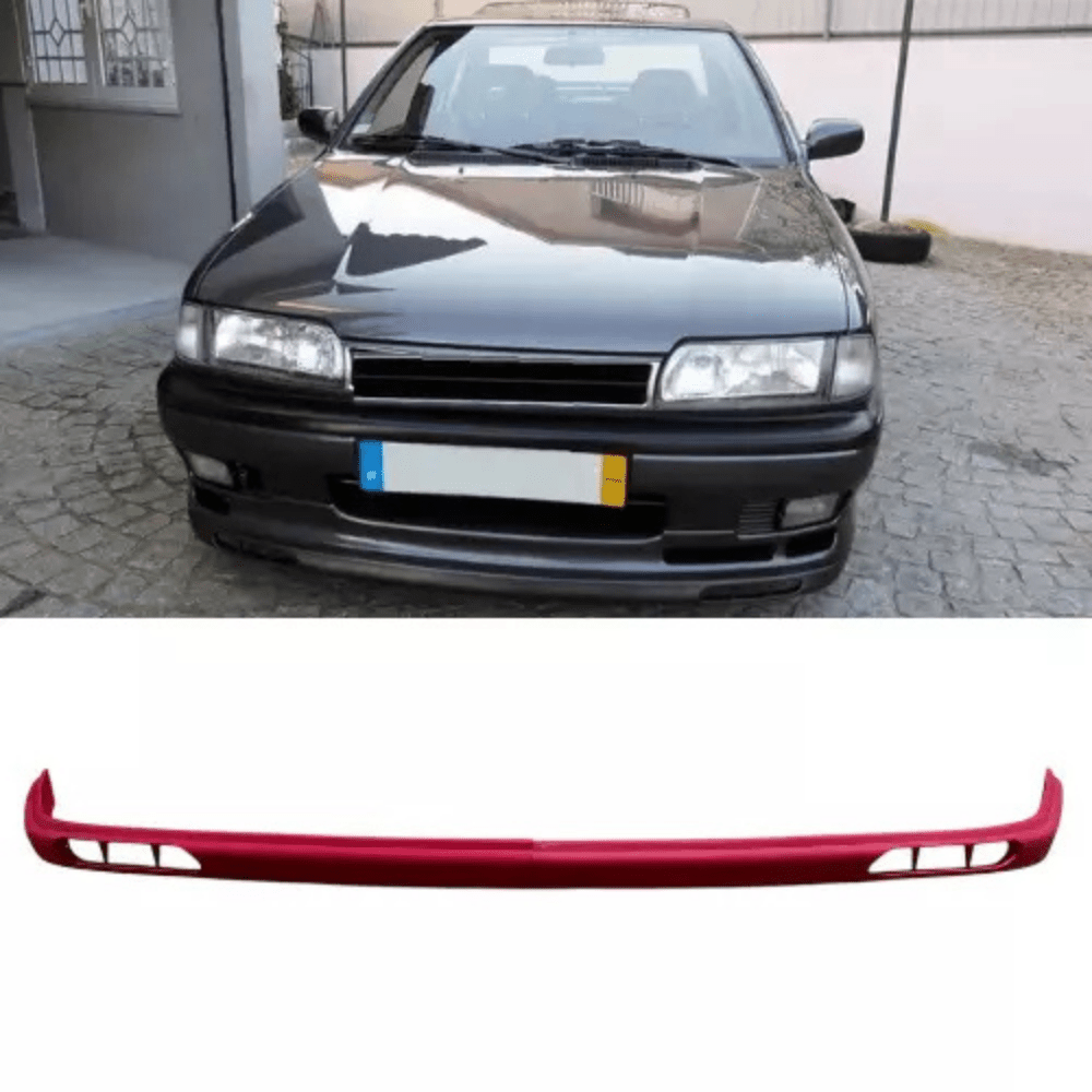 Image of For Primera P10 Type Front Bumper Splitter Lip 2pcs Matte Black Autovision