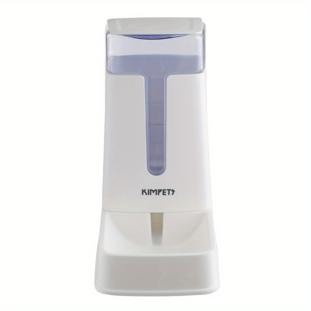 Dog Cat Food Feeder and Waterer Set, 16.5*28.5*31cm Dog Cat Water and Food Dispenser, Pet Water Dispenser Pet Feeder for Small Medium Dogs, Puppy and Cats, 2 PCS/PACK, White