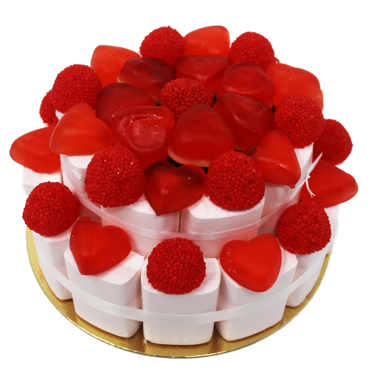 Fruit Gummy Wedding Cake "sweet Love" - 2-tier Gift Idea, 750g