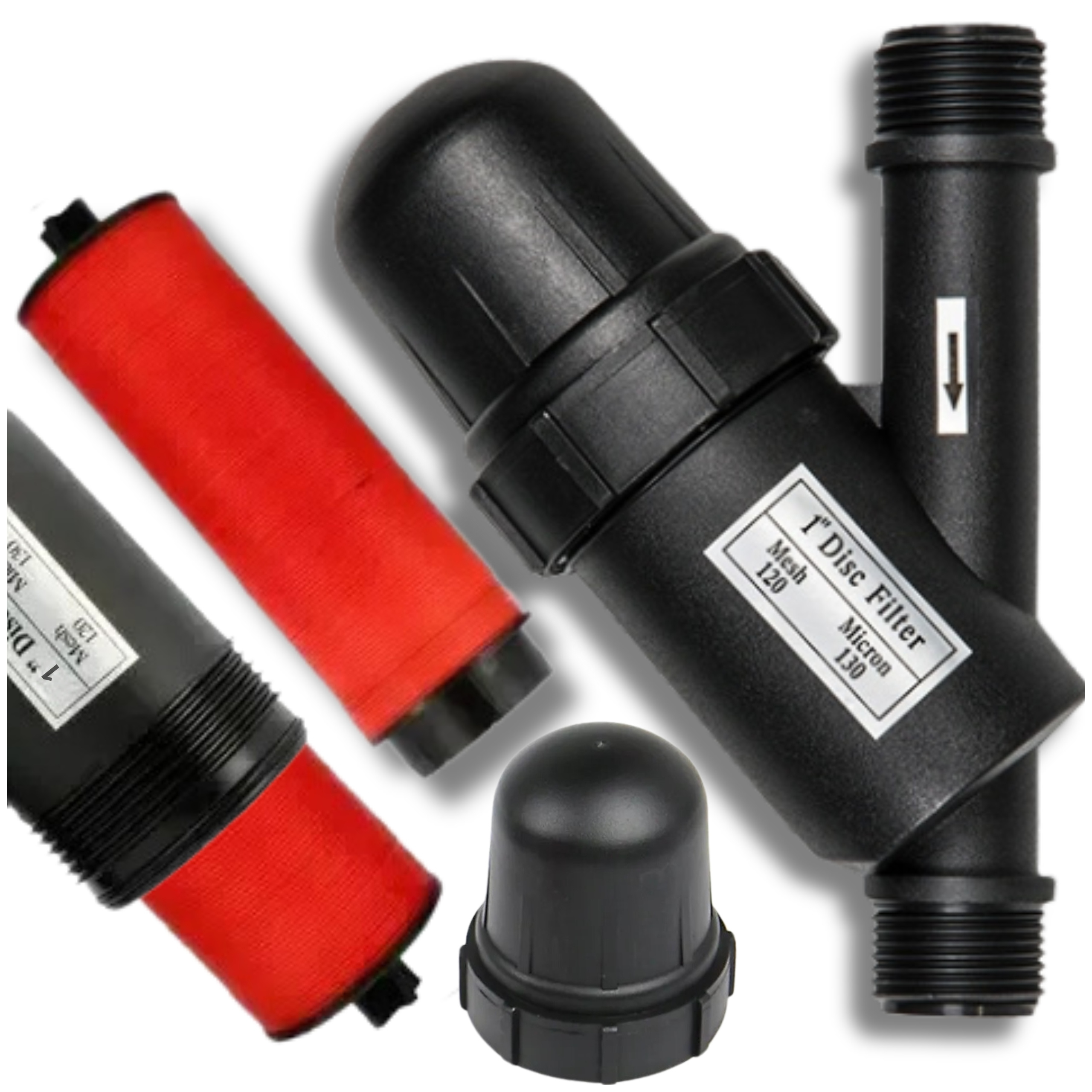 Filtro Anti-Sabbia GZ da 1" per Sistemi di Irrigazione e Linee a, 120 Mesh, 130 Micron, Filtro Protettivo per Giardino: retailer-supplied image
