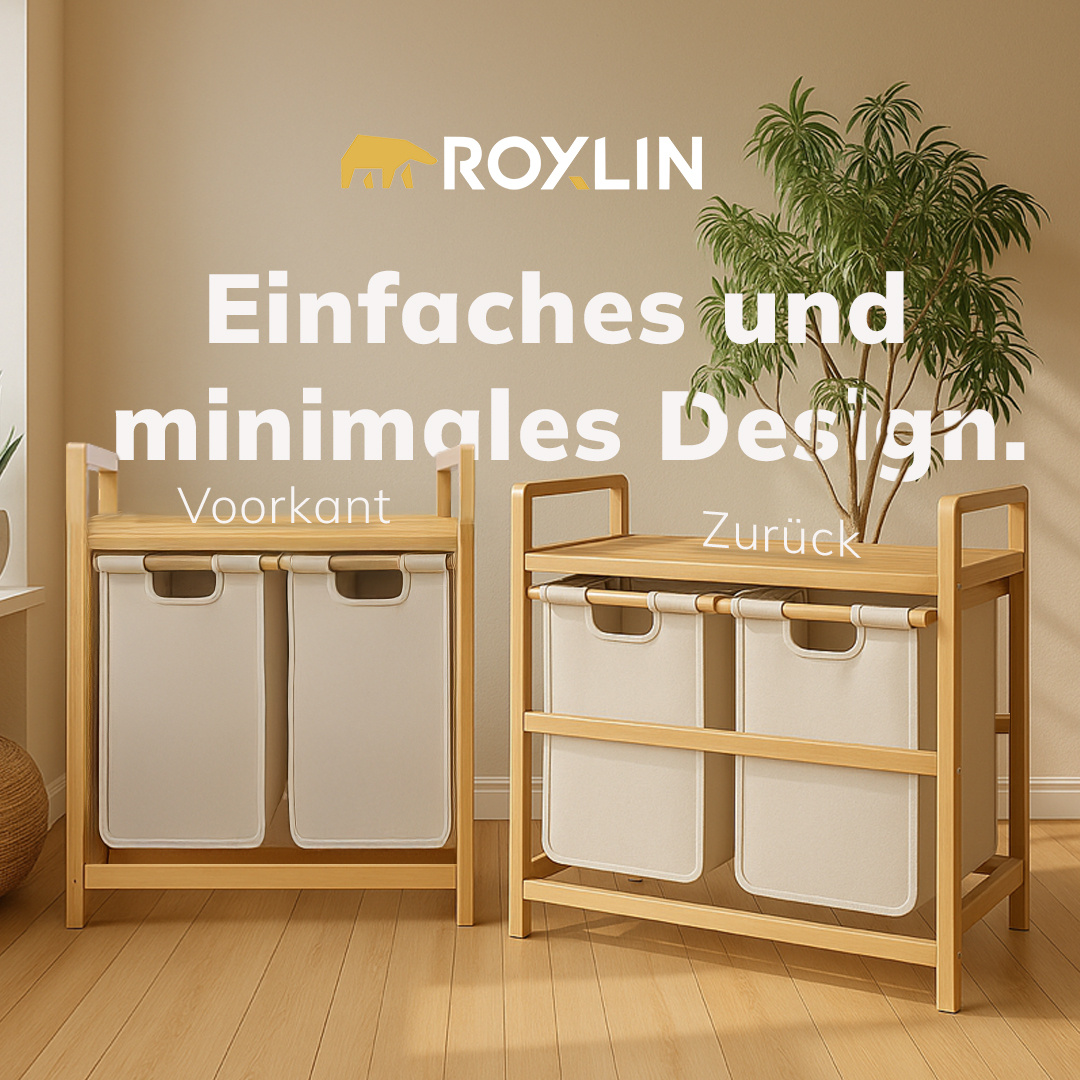 roxlin bambus wschekorb 2 fchern 100l  doppelter 50l - Temu Germany