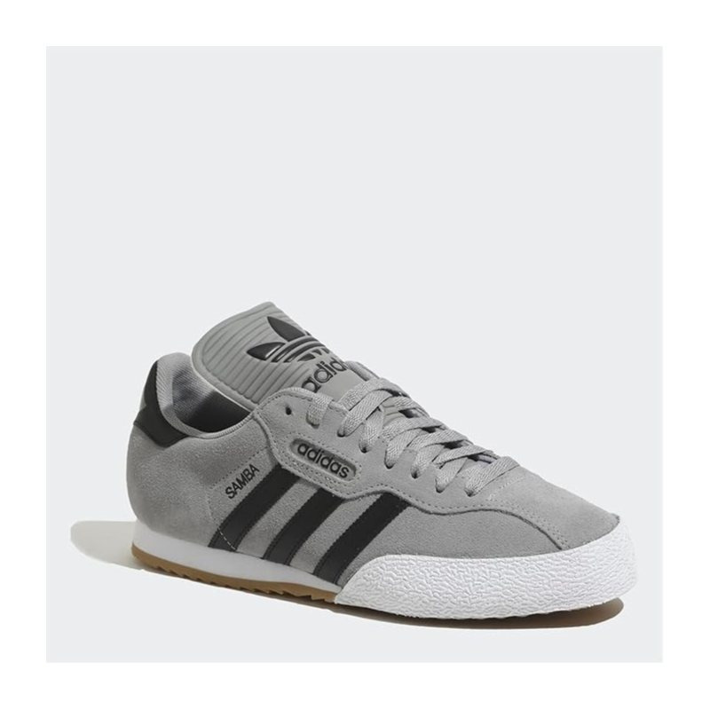 Adidas Originals Samba Suede Trainers for Men - GREY/BLACK