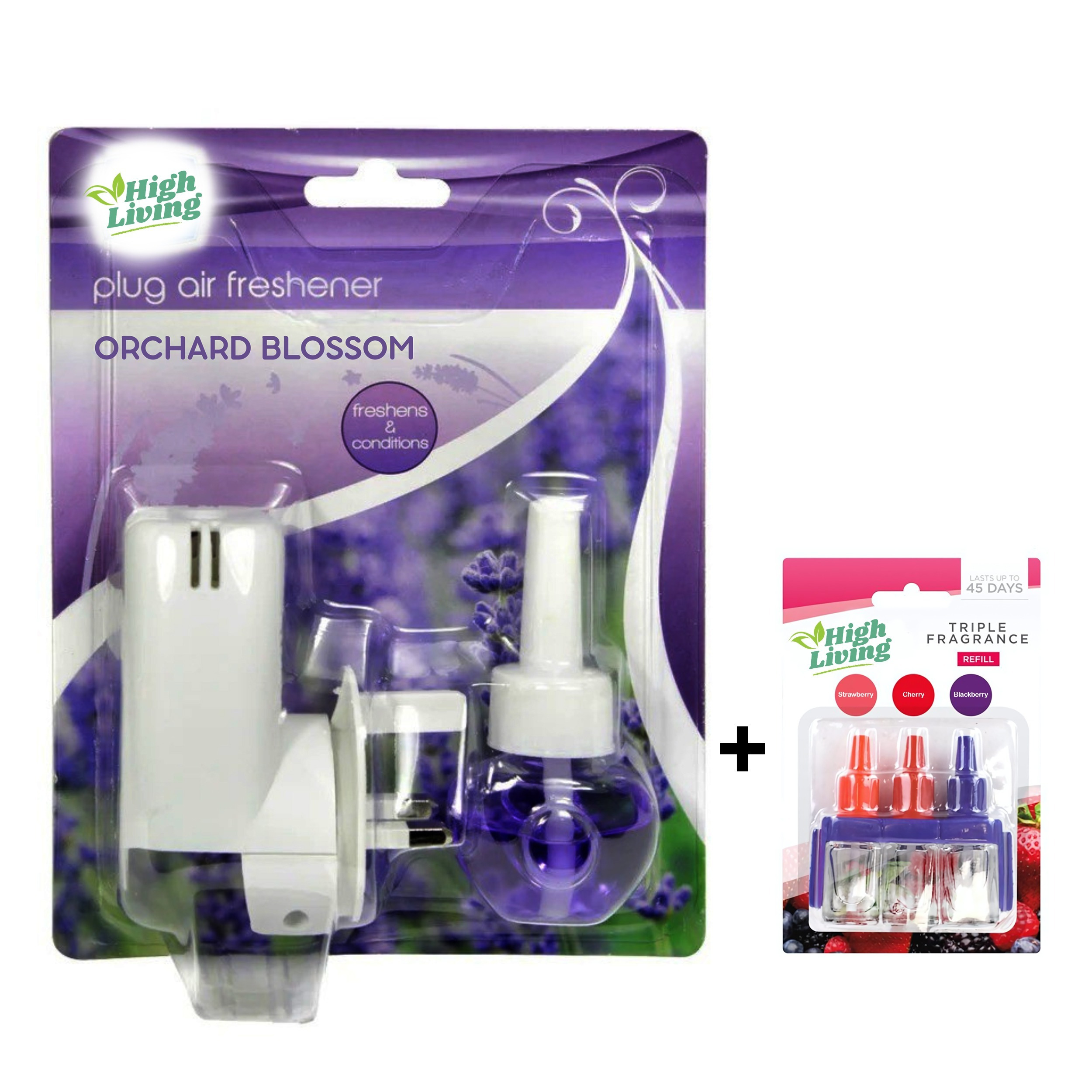 TEMU Plug In Air Freshener Dispenser Machine And 4 Air Plug In Refills Air Freshener In 3 Fragrances Scented Oil Refill 20ml Soothing Fragrances For