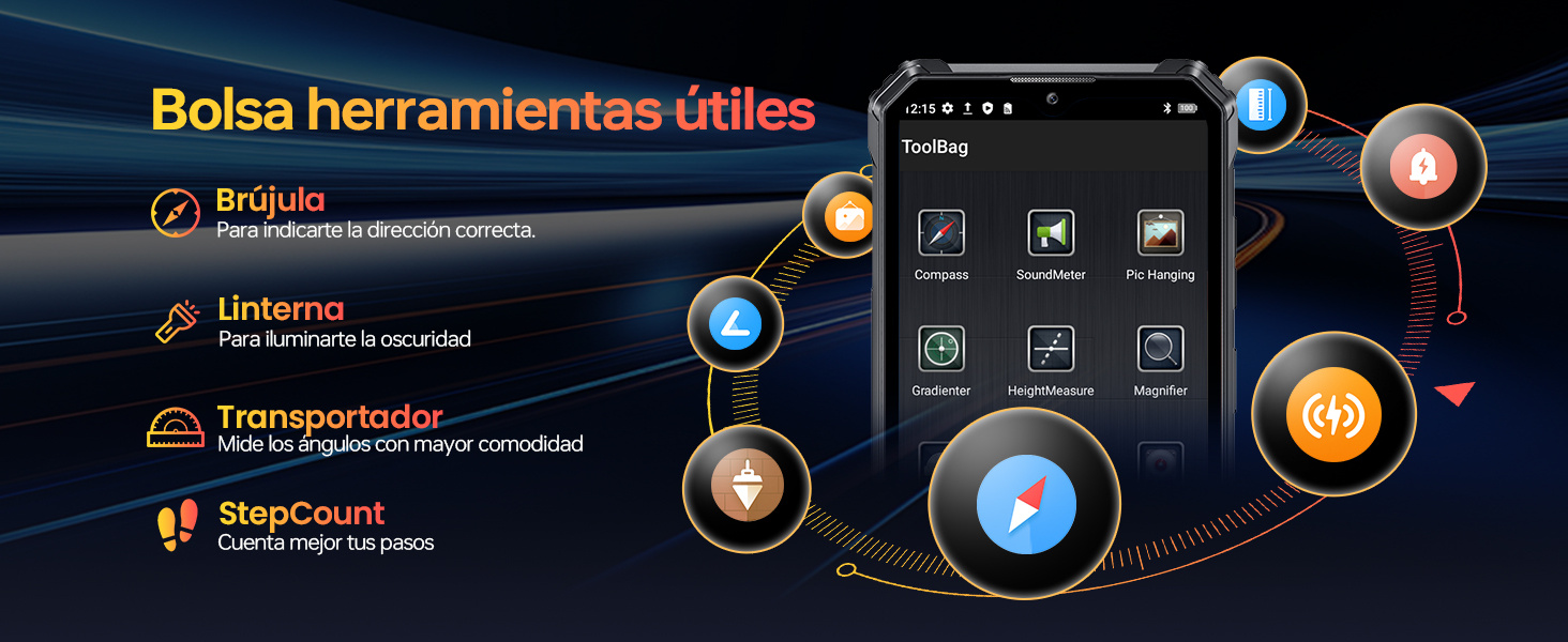 OUKITEL WP28E Rugged Smartphone Android 14-10600mAh Mobile Phones, 16GB + 64GB/1TB, 6.52